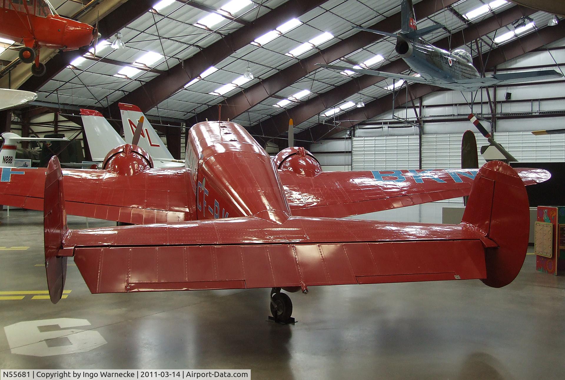 N55681, Beech 18D C/N 177, Beechcraft S18D Twin Beech at the Pima Air & Space Museum, Tucson AZ