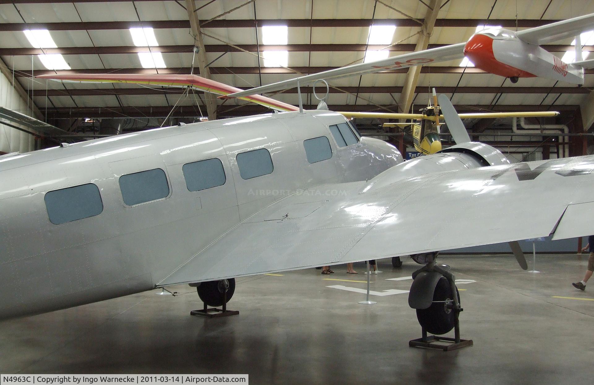 N4963C, 1934 Lockheed 10A Electra C/N 1011, Lockheed 10-A Electra at the Pima Air & Space Museum, Tucson AZ