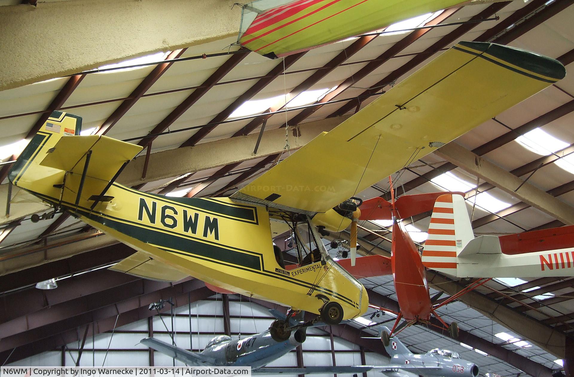 N6WM, Flaglor Sky Scooter C/N 121536, Flaglor Sky Scooter at the Pima Air & Space Museum, Tucson AZ