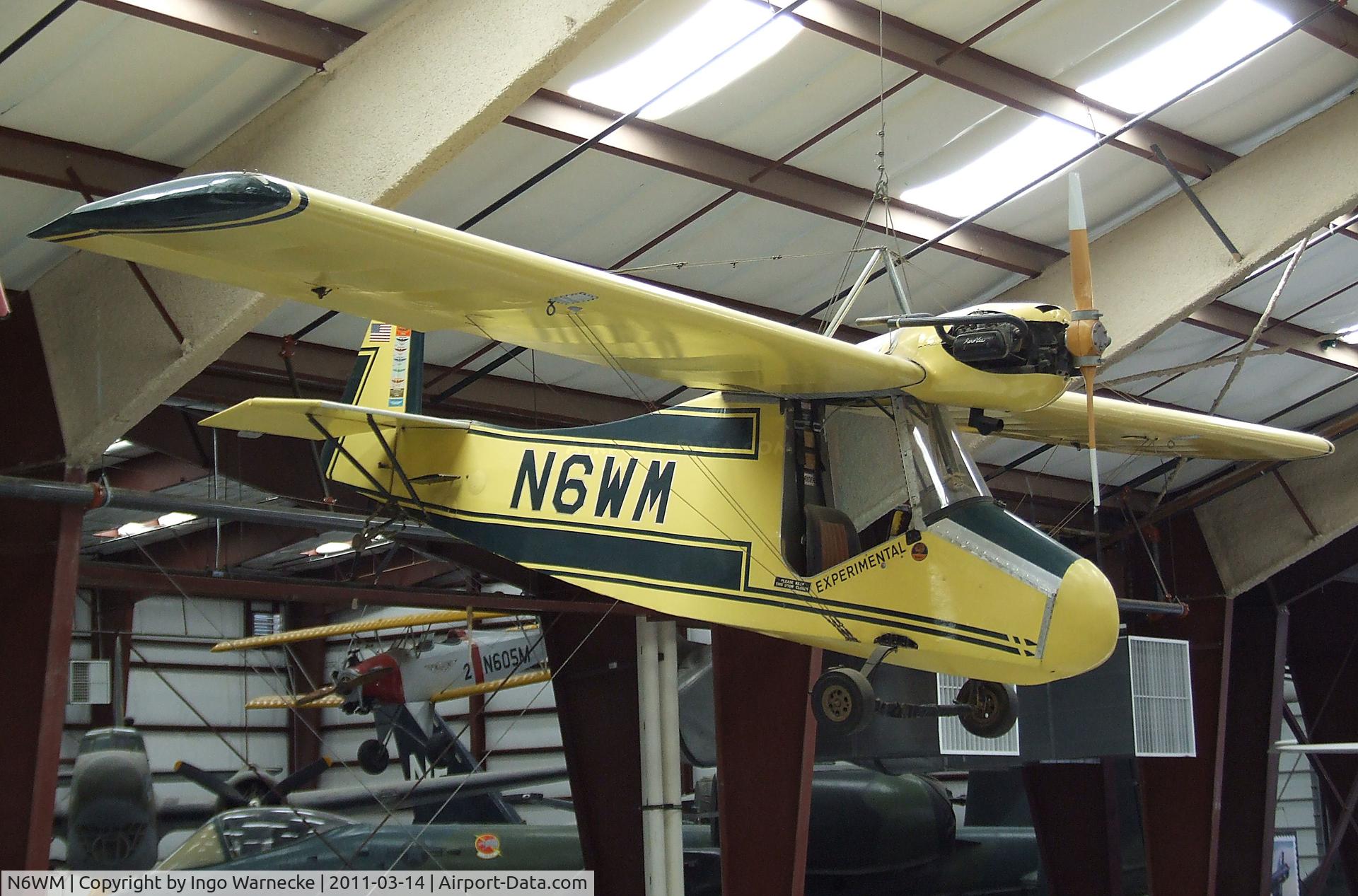 N6WM, Flaglor Sky Scooter C/N 121536, Flaglor Sky Scooter at the Pima Air & Space Museum, Tucson AZ