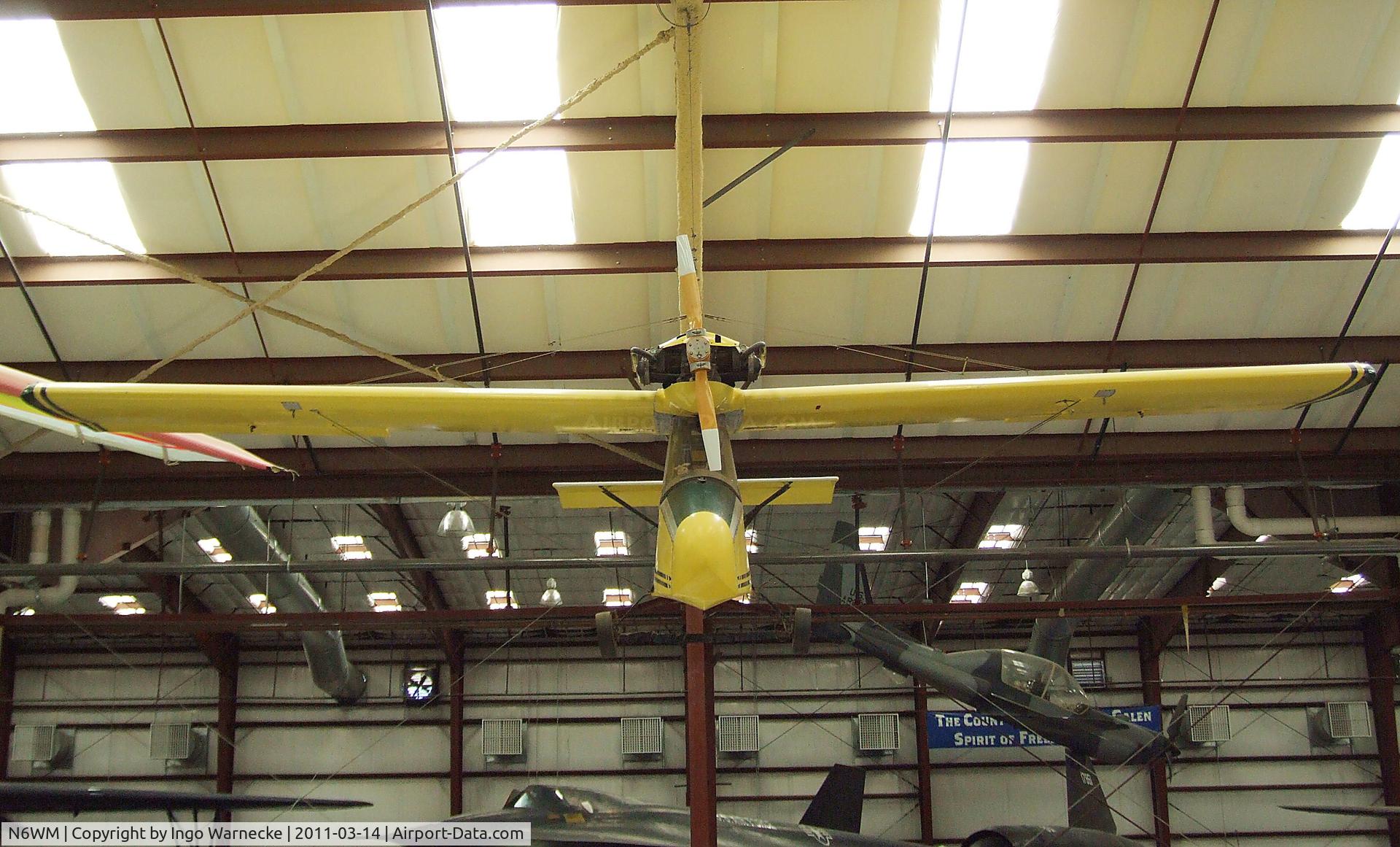 N6WM, Flaglor Sky Scooter C/N 121536, Flaglor Sky Scooter at the Pima Air & Space Museum, Tucson AZ