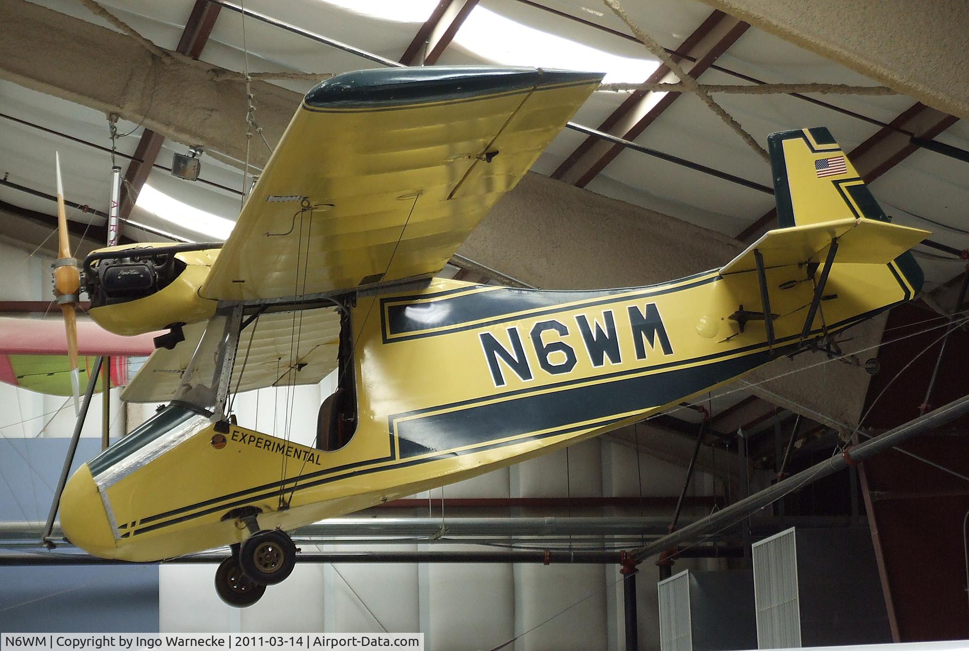 N6WM, Flaglor Sky Scooter C/N 121536, Flaglor Sky Scooter at the Pima Air & Space Museum, Tucson AZ