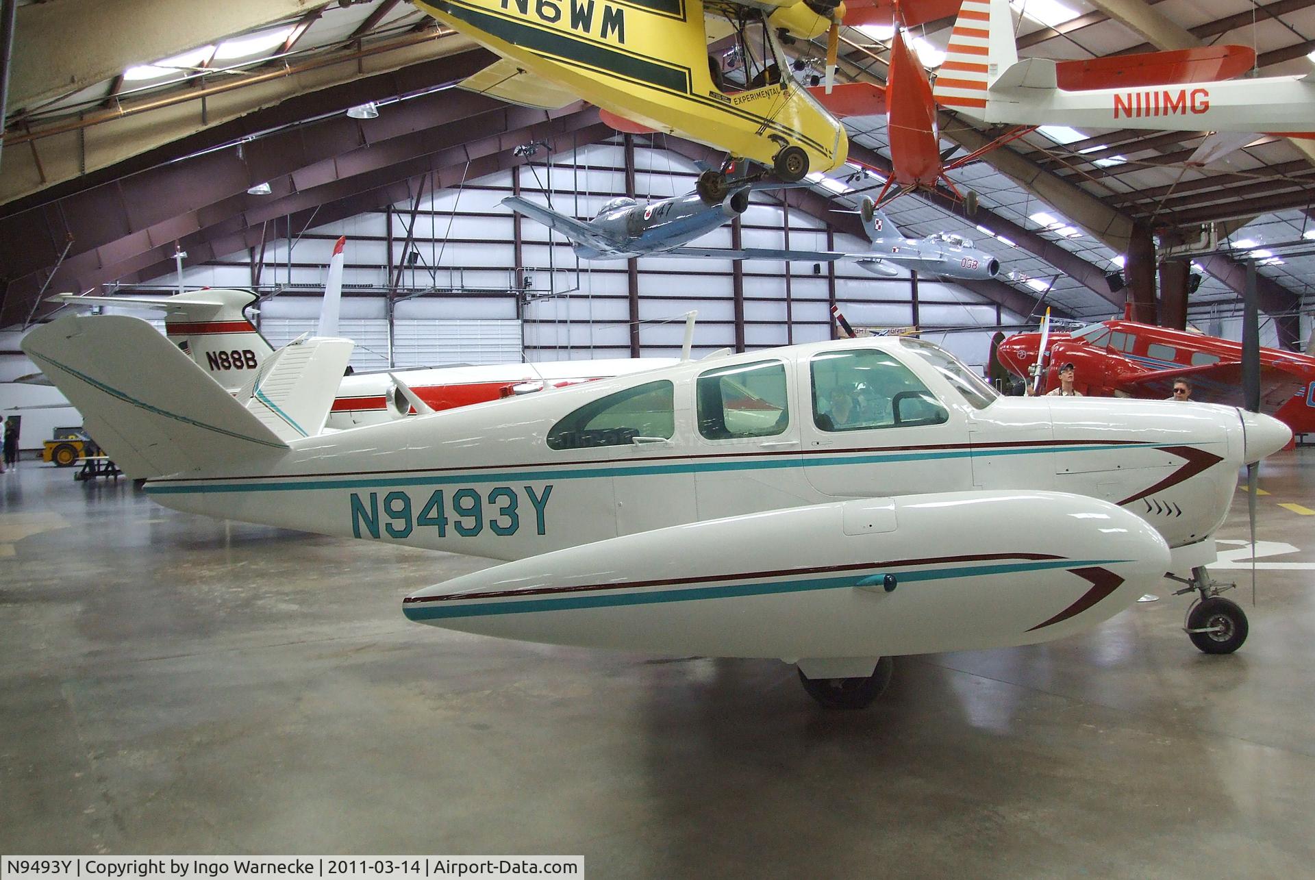 N9493Y, Beech N35 Bonanza C/N D-6668, Beechcraft N35 Bonanza at the Pima Air & Space Museum, Tucson AZ