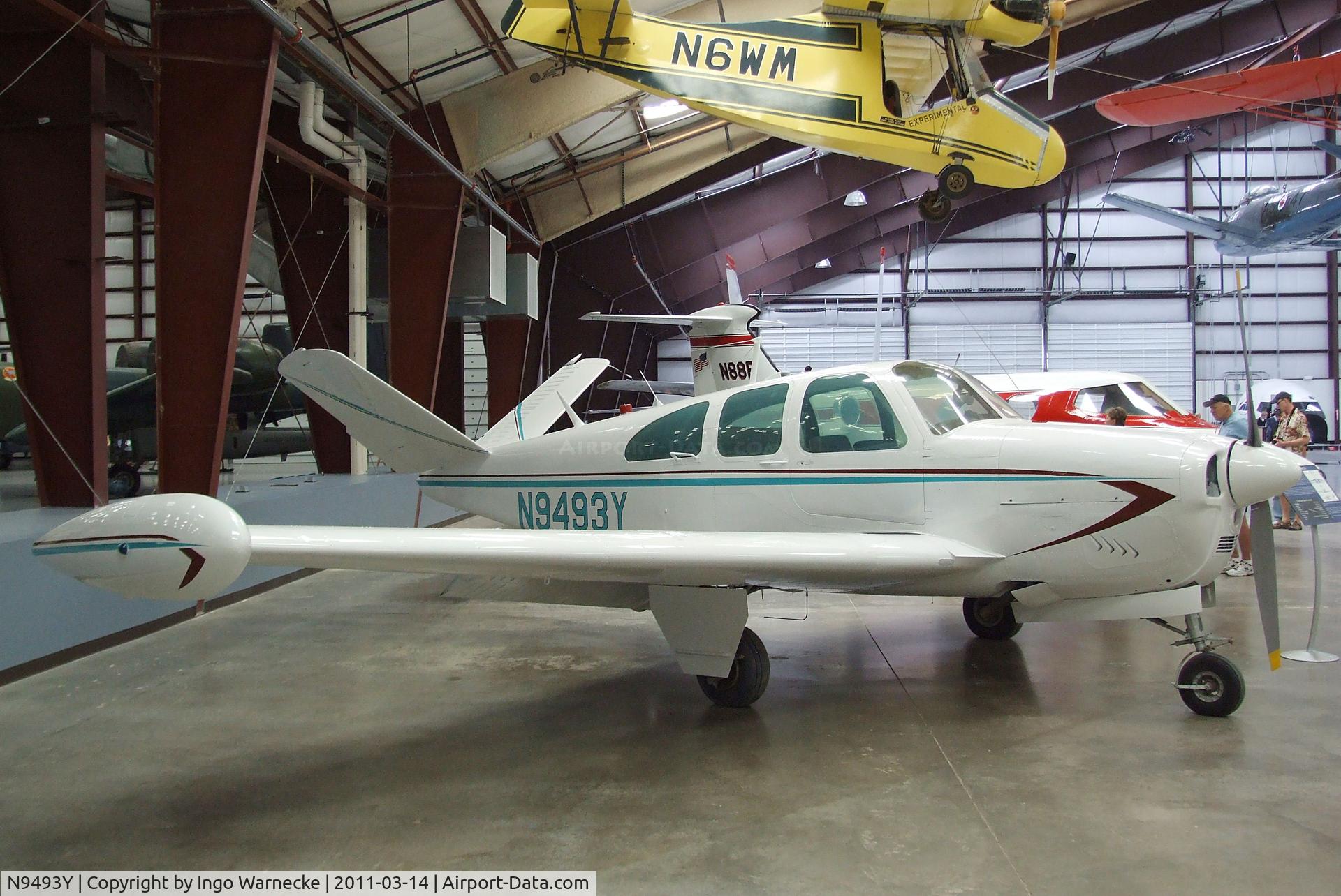 N9493Y, Beech N35 Bonanza C/N D-6668, Beechcraft N35 Bonanza at the Pima Air & Space Museum, Tucson AZ