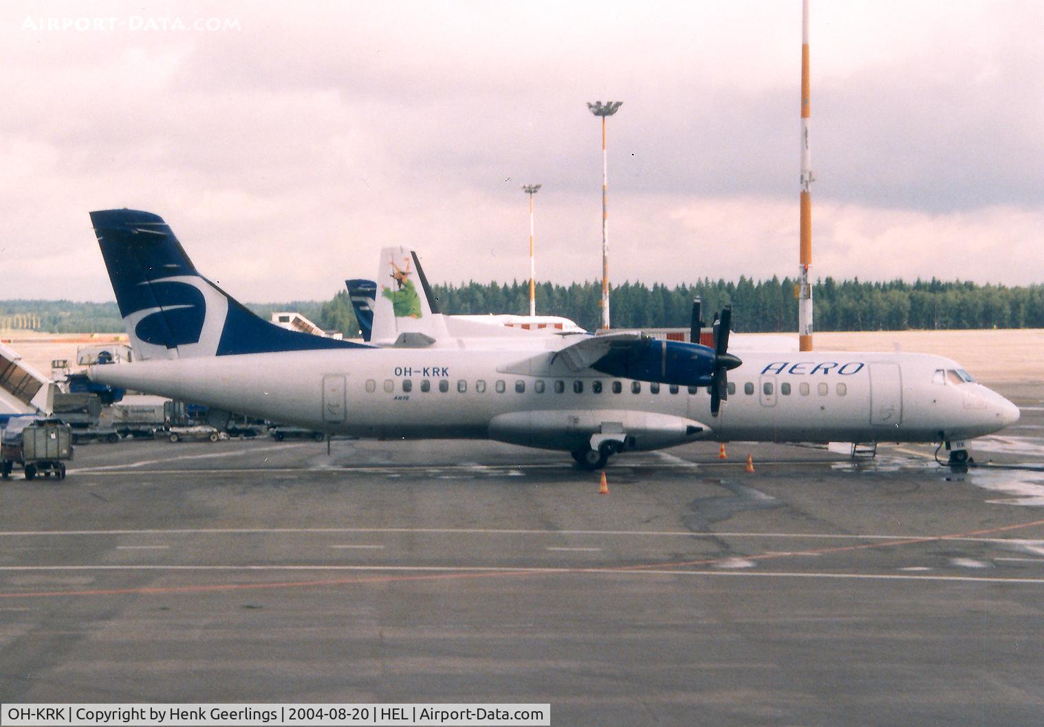 OH-KRK, 1991 ATR 72-201 C/N 251, AERO