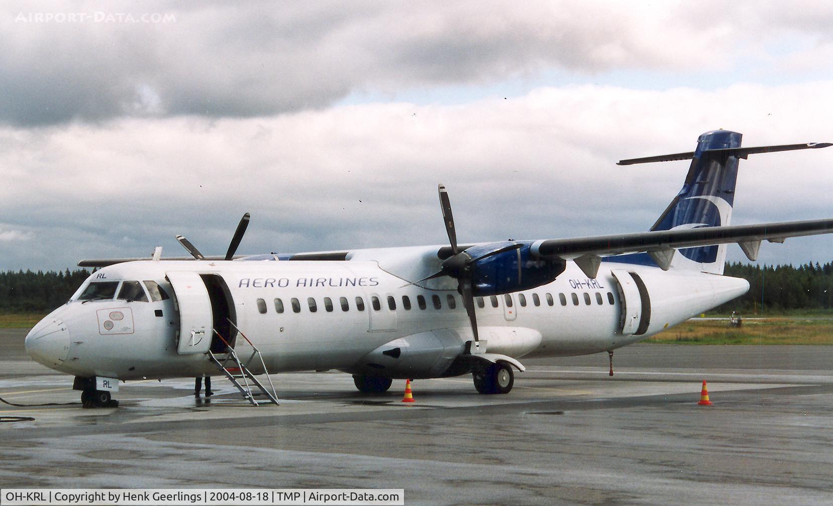 OH-KRL, 1992 ATR 72-201 C/N 332, Aero Airlines