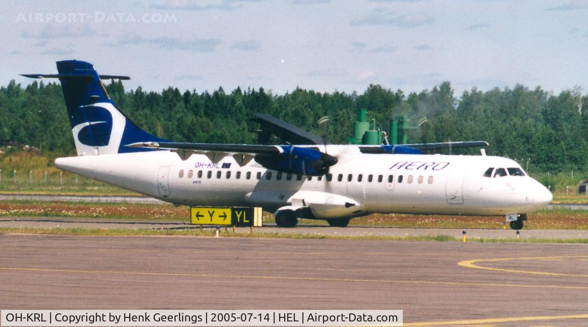 OH-KRL, 1992 ATR 72-201 C/N 332, AERO