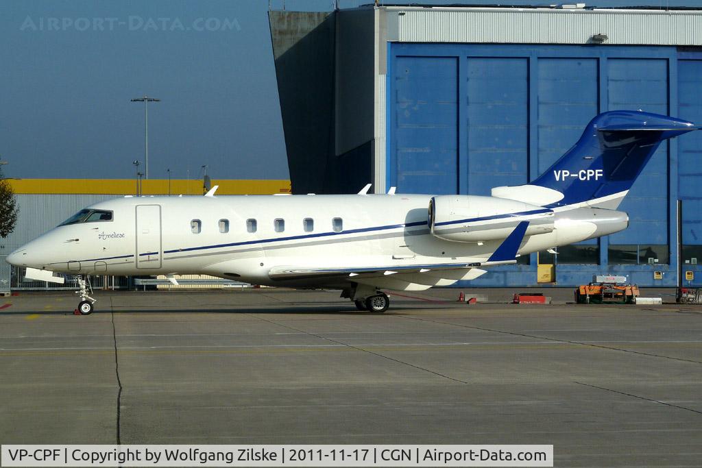 VP-CPF, 2009 Bombardier Challenger 300 (BD-100-1A10) C/N 20256, visitor