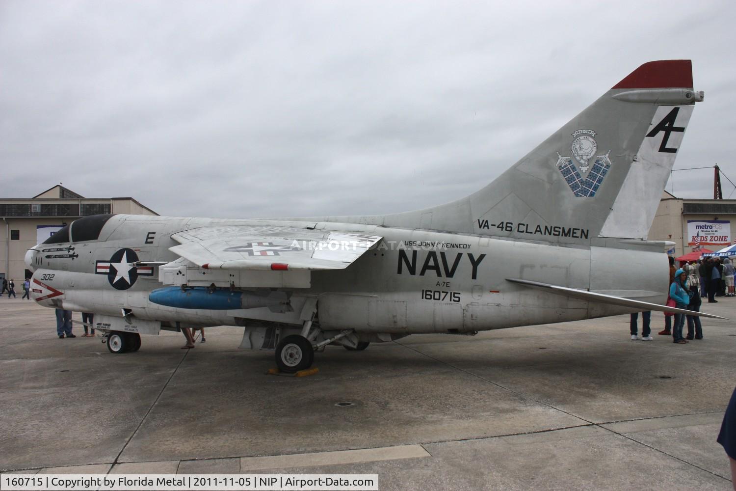160715, LTV A-7E Corsair II C/N E-548, A-7E Corsair II