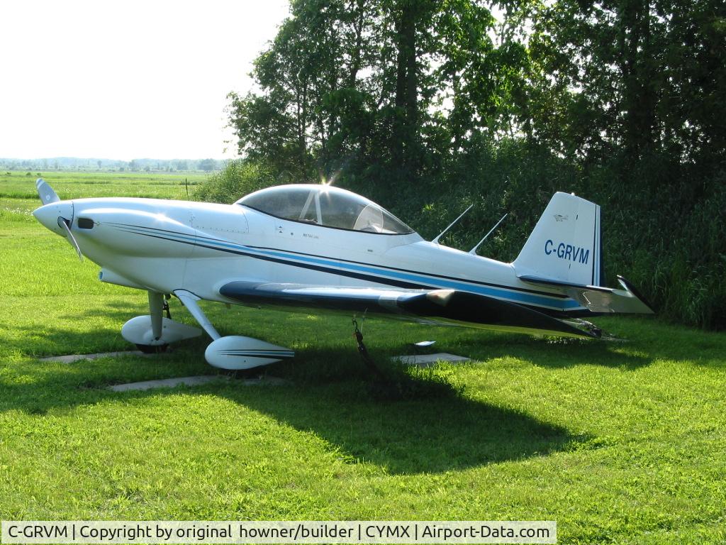 C-GRVM, 1991 Vans RV-4 C/N 2294, Original howner pic and aairfield location