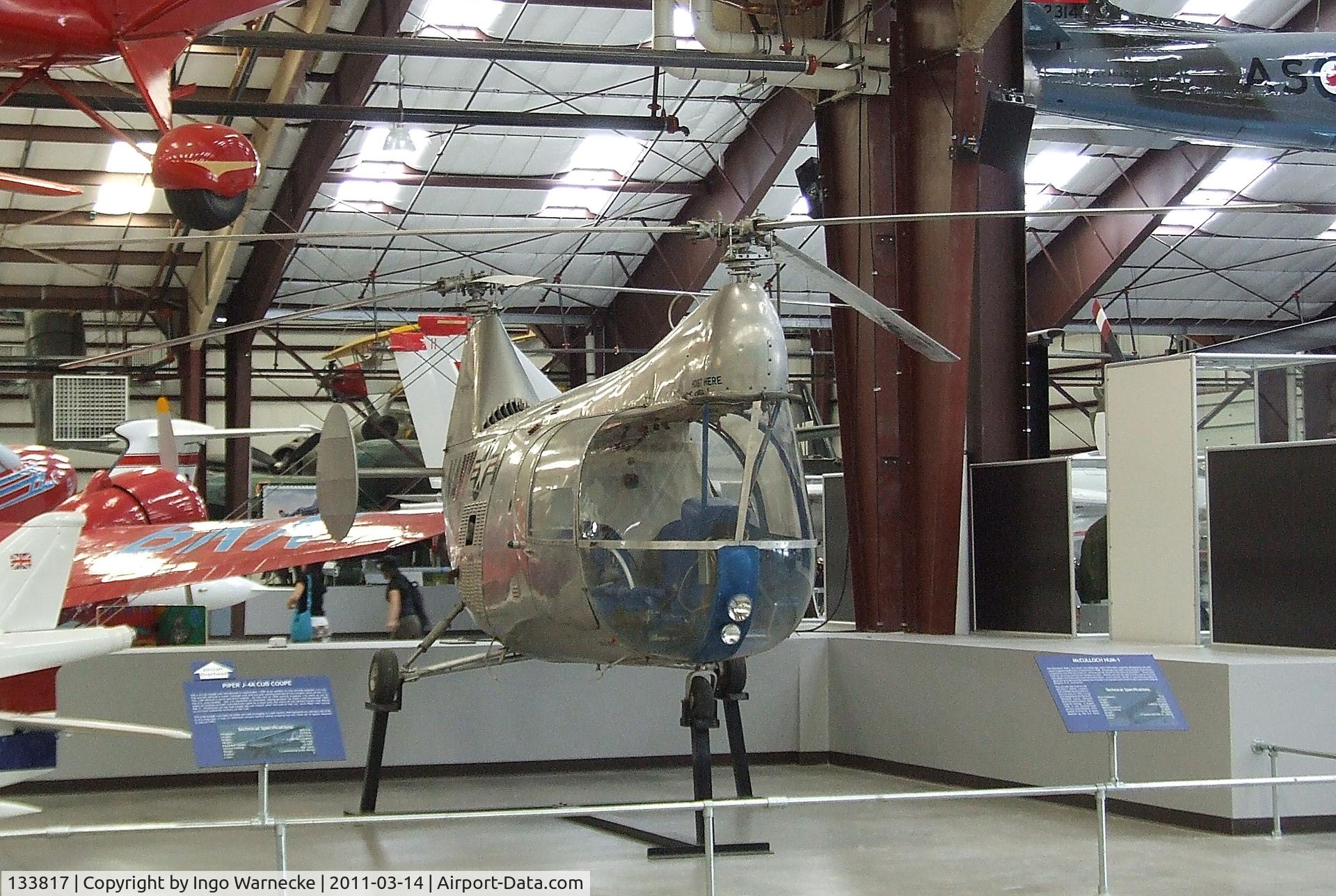 133817, 1952 McCulloch XHUM-1 C/N 1001, McCulloch XHUM-1 at the Pima Air & Space Museum, Tucson AZ