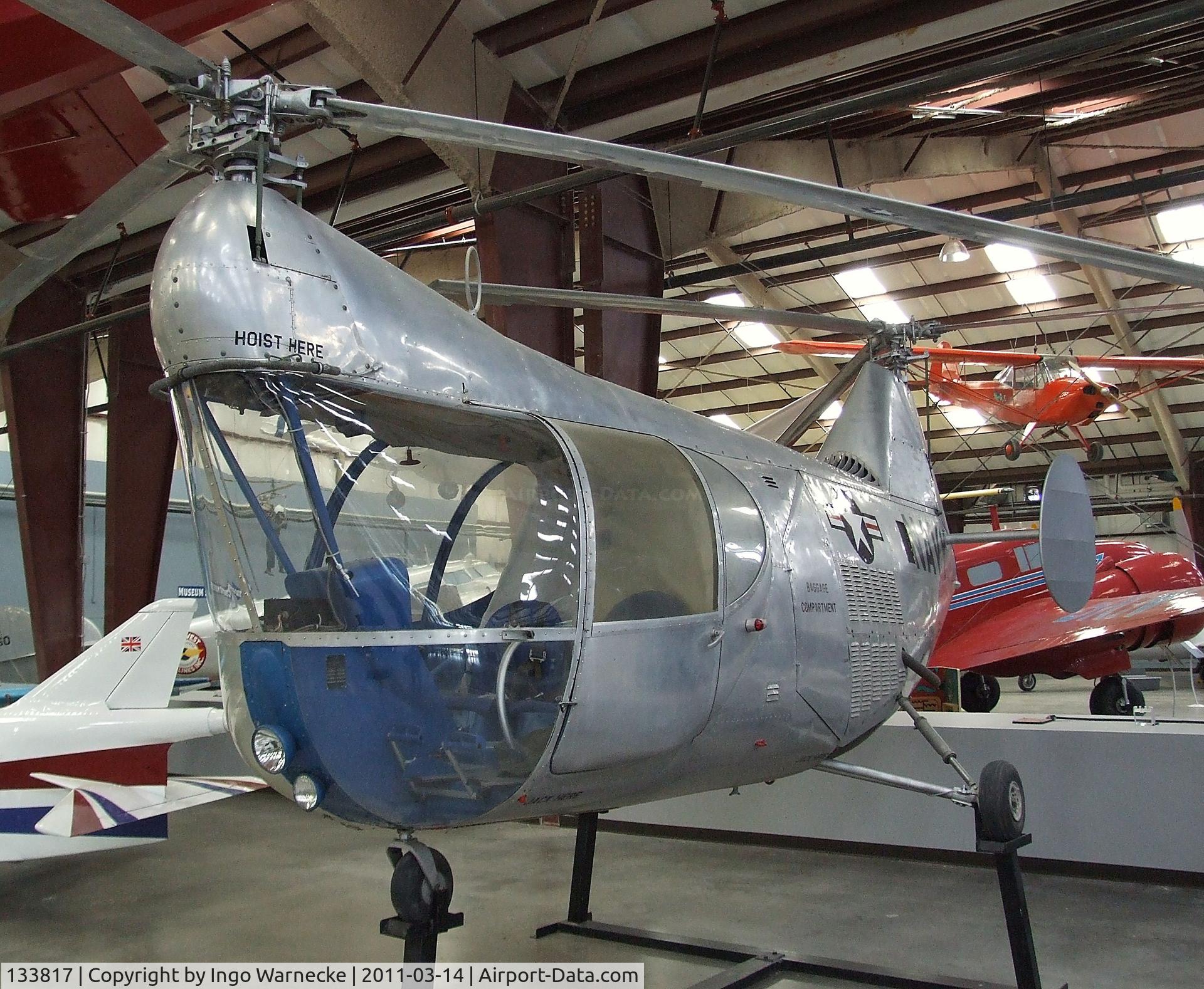133817, 1952 McCulloch XHUM-1 C/N 1001, McCulloch XHUM-1 at the Pima Air & Space Museum, Tucson AZ