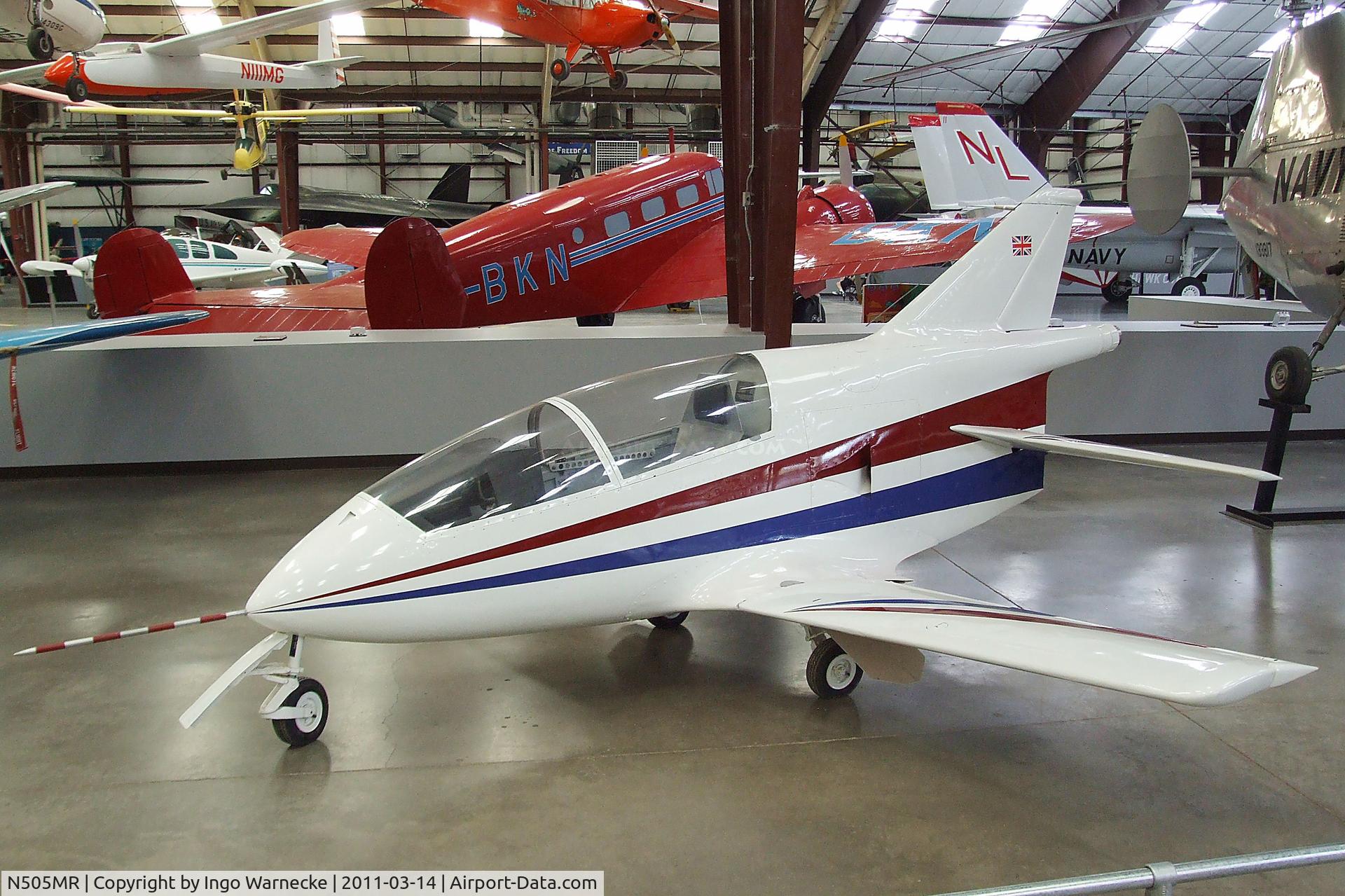 N505MR, Bede BD-5G C/N 2418, Bede (M. T. Rounds) BD-5J Micro-Jet at the Pima Air & Space Museum, Tucson AZ