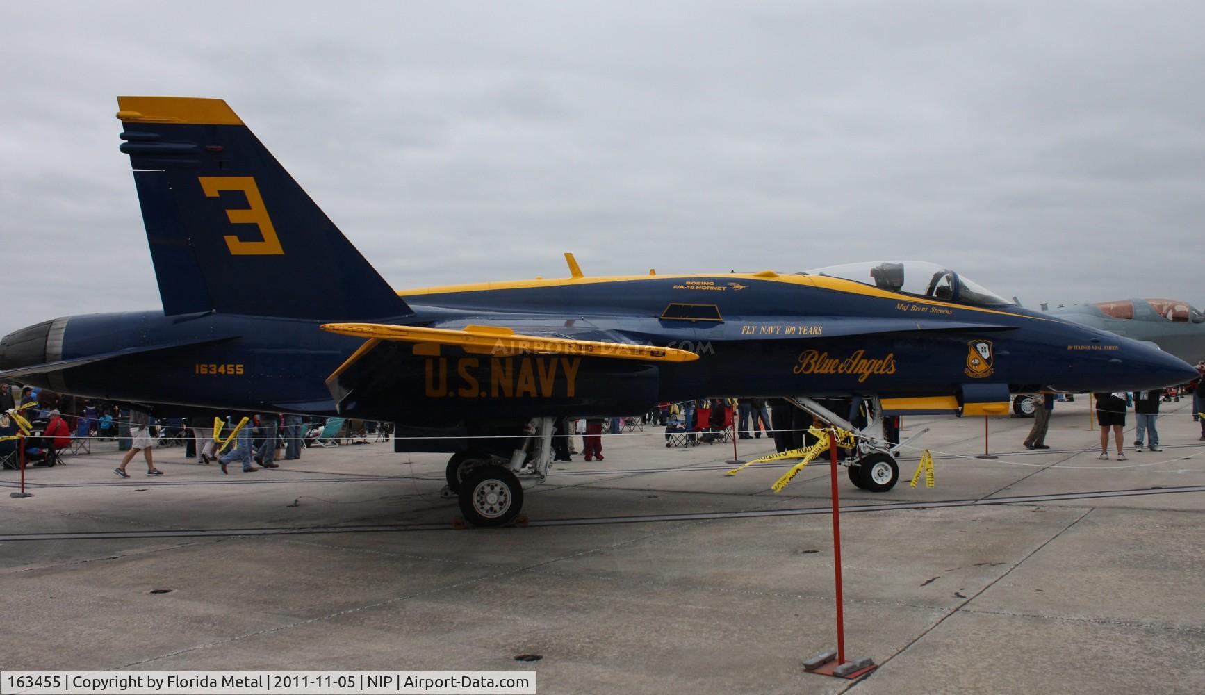 163455, 1988 McDonnell Douglas F/A-18C Hornet C/N 0669/C022, Blue Angels F-18