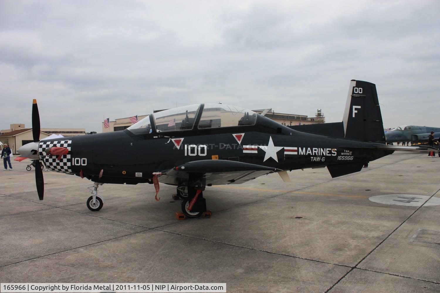 165966, Raytheon T-6A Texan II C/N PT-109, Texan II retro colors