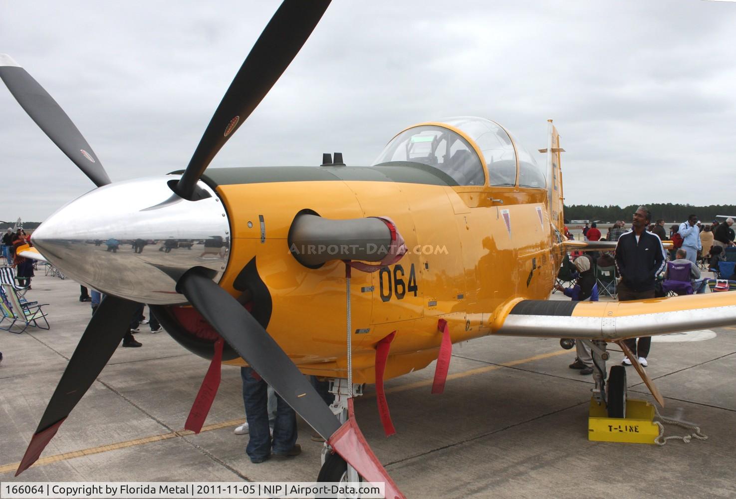 166064, Raytheon T-6B Texan II C/N PN-55, Texan II retro colors