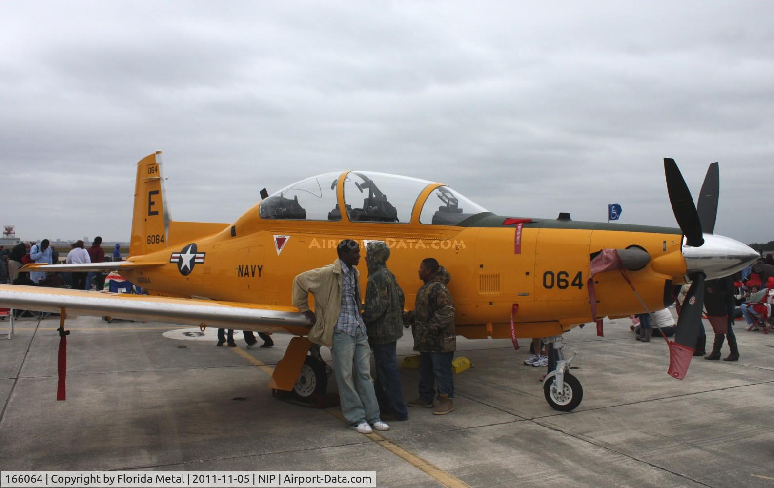 166064, Raytheon T-6B Texan II C/N PN-55, Texan II retro colors