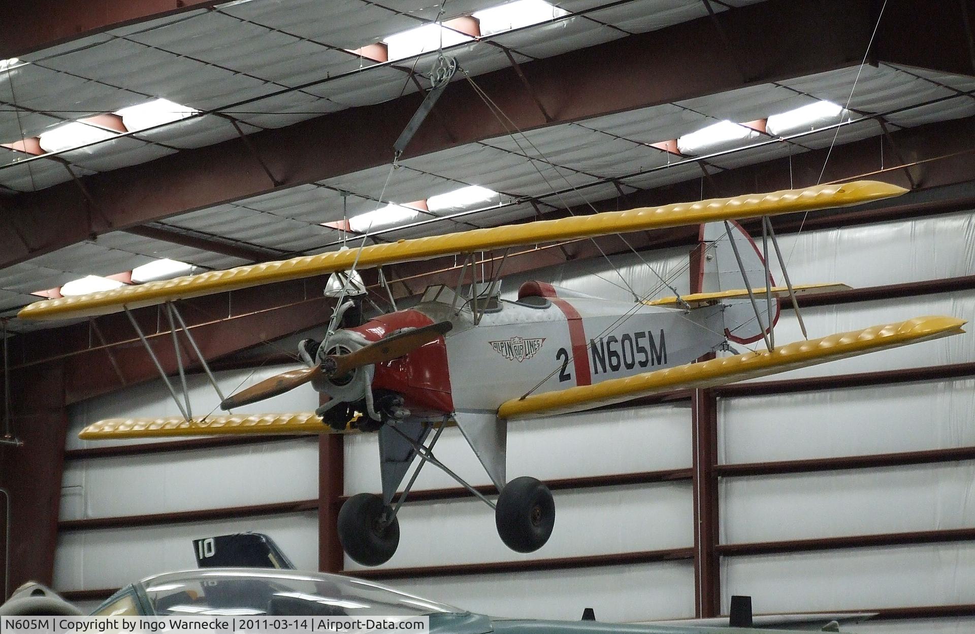 N605M, Fleet Model 2 C/N 181, Fleet 2 at the Pima Air & Space Museum, Tucson AZ