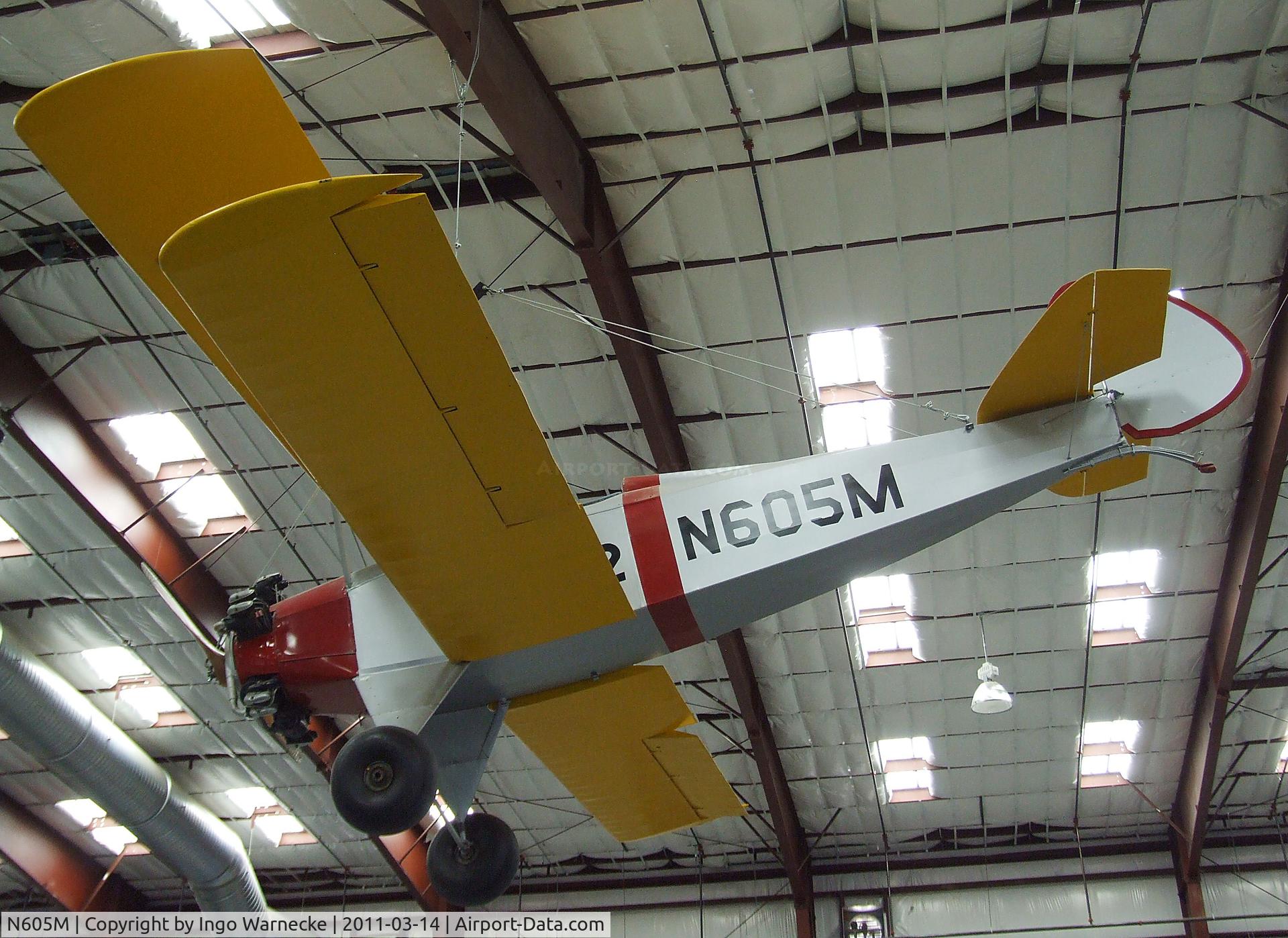 N605M, Fleet Model 2 C/N 181, Fleet 2 at the Pima Air & Space Museum, Tucson AZ