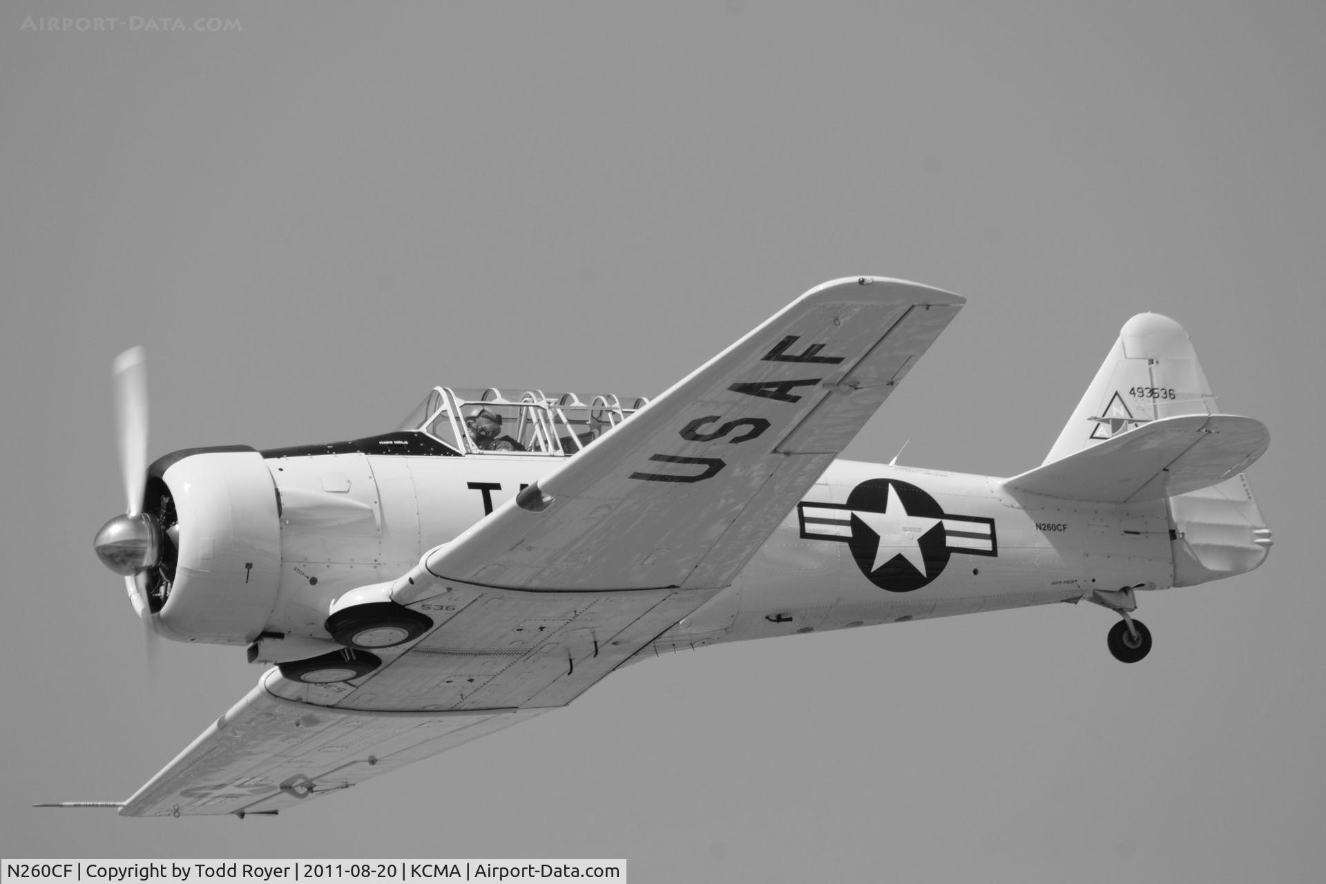 N260CF, 1941 North American T-6G Texan C/N 168-680, Camarillo Airshow 2011