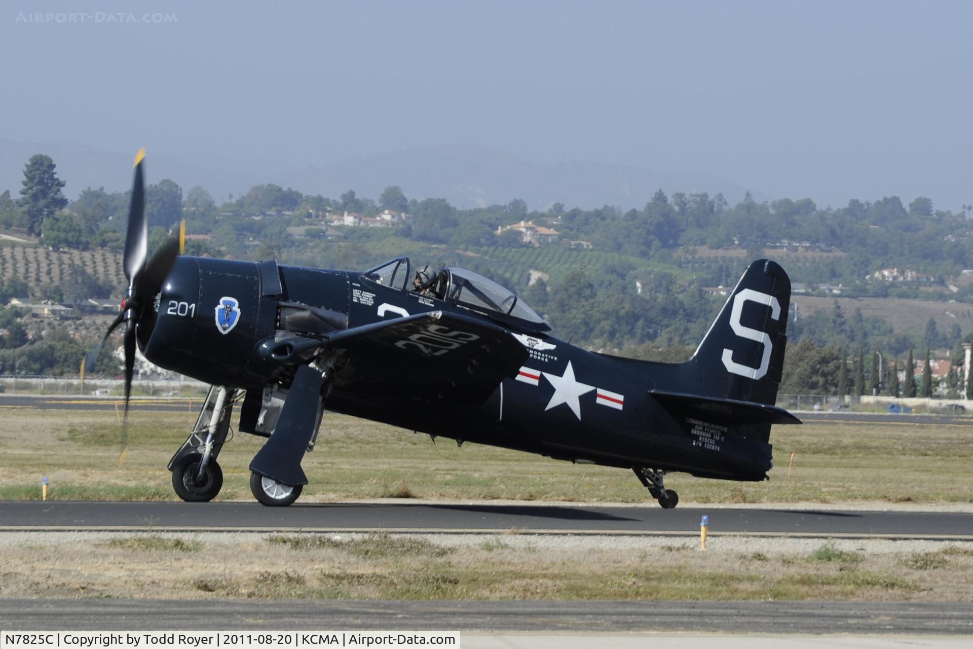 N7825C, 1948 Grumman F8F-2 (G58) Bearcat C/N D.1227, Camarillo Airshow 2011