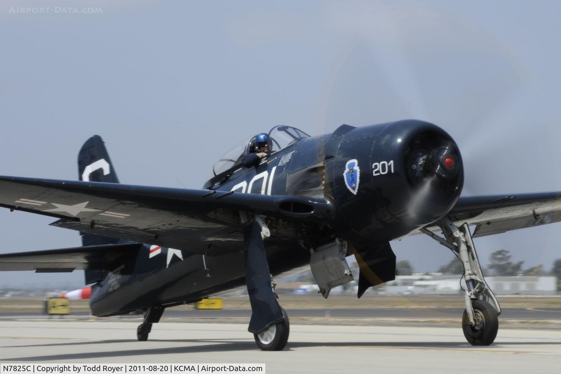N7825C, 1948 Grumman F8F-2 (G58) Bearcat C/N D.1227, Camarillo Airshow 2011
