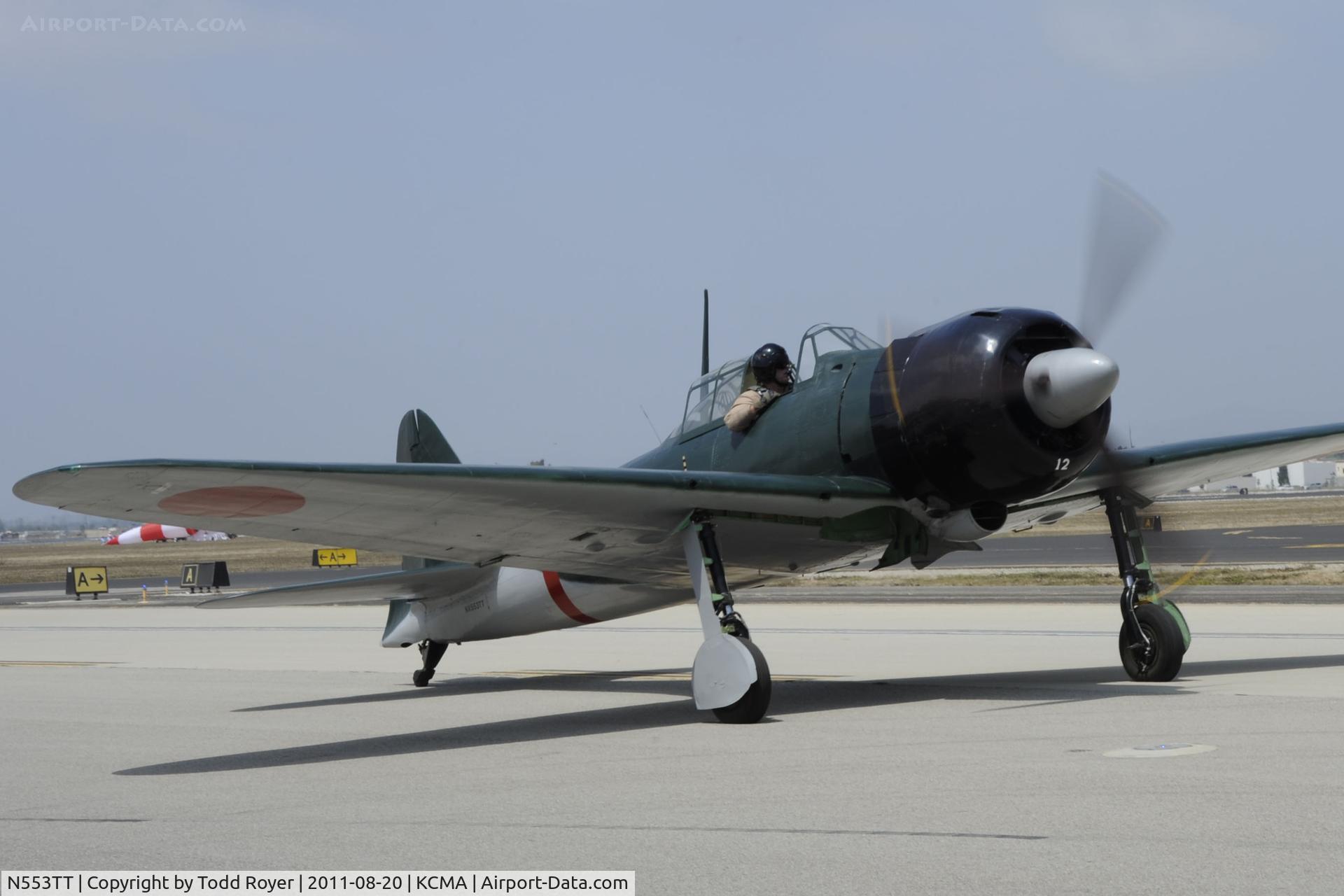 N553TT, 1942 Mitsubishi A6M3 Reisen (Zero) C/N 3858, Camarillo airshow 2011