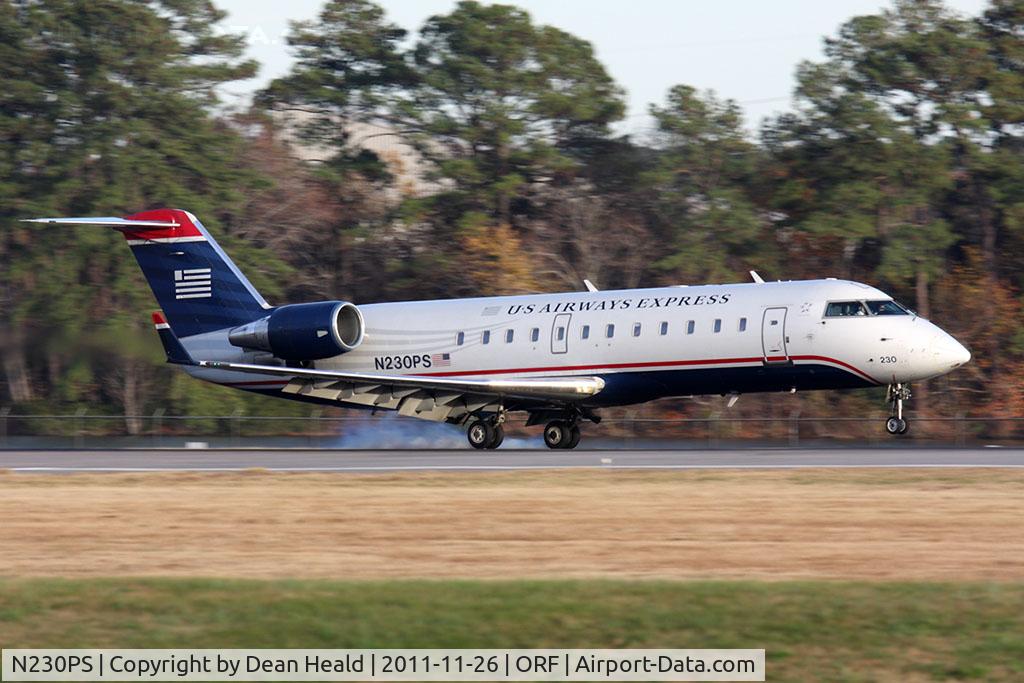 N230PS, 2004 Bombardier CRJ-200ER (CL-600-2B19) C/N 7904, US Airways Express (PSA Airlines) N230PS 