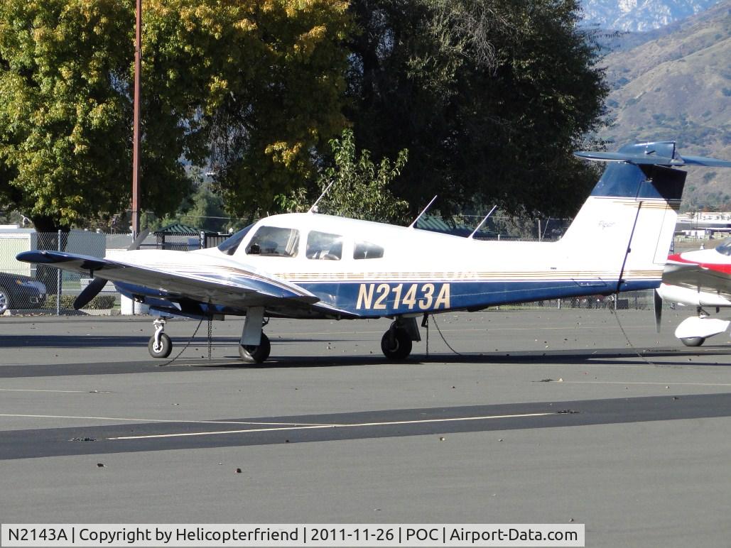 N2143A, 1978 Piper PA-44-180 Seminole C/N 44-7995085, Parked in transient parking