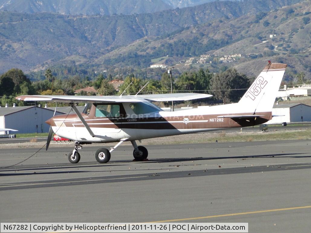 N67282, 1978 Cessna 152 C/N 15281722, Parked in transient parking