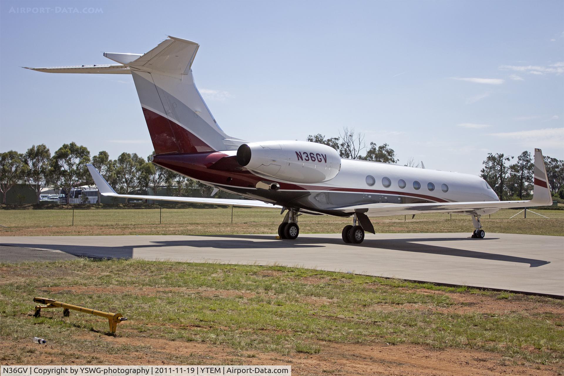 N36GV, 2002 Gulfstream Aerospace G-V C/N 674, Gulfstream G-V (N36GV) at Temora.