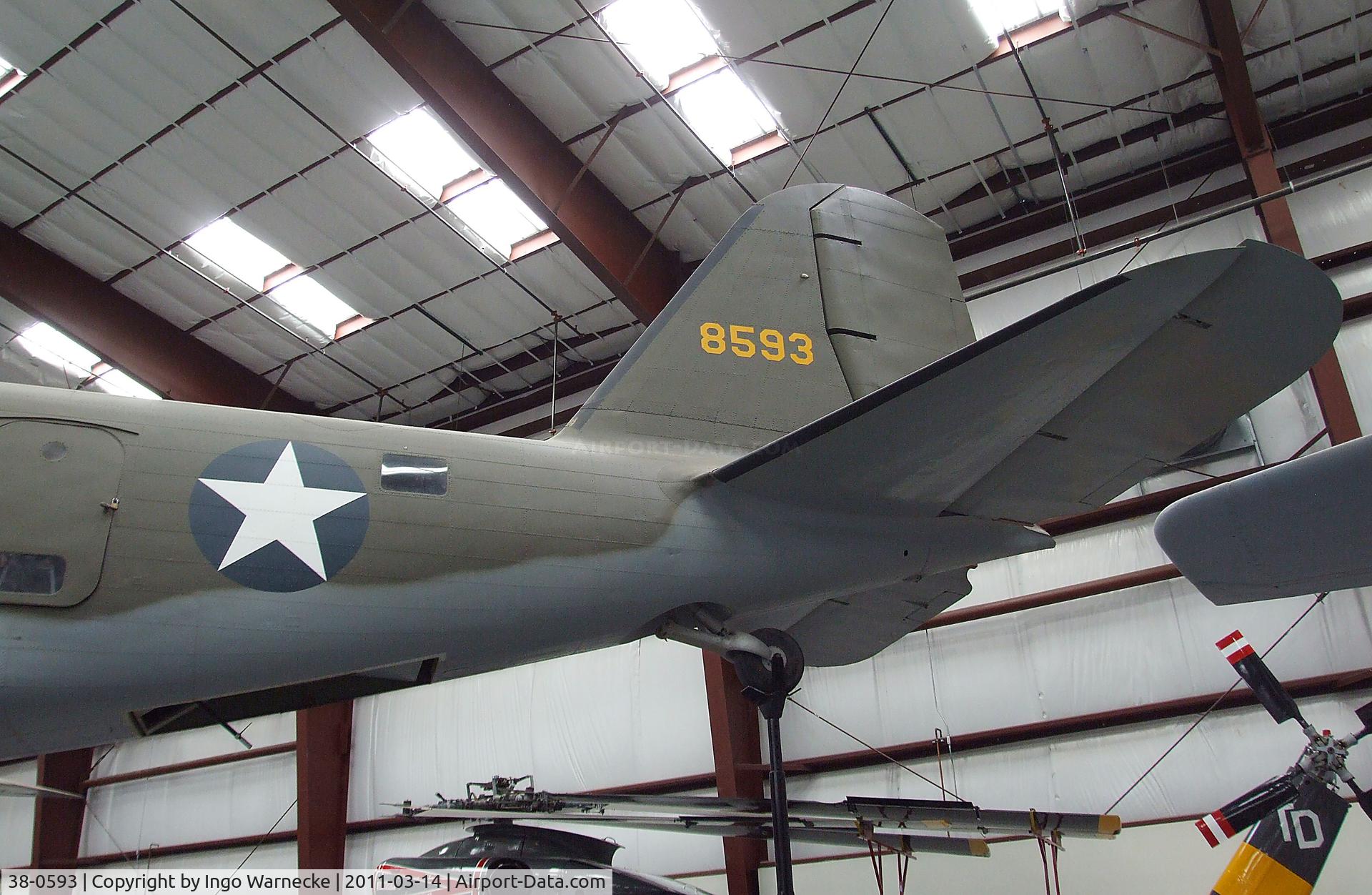 38-0593, 1938 Douglas B-18B Bolo C/N 2643, Douglas B-18B Bolo at the Pima Air & Space Museum, Tucson AZ