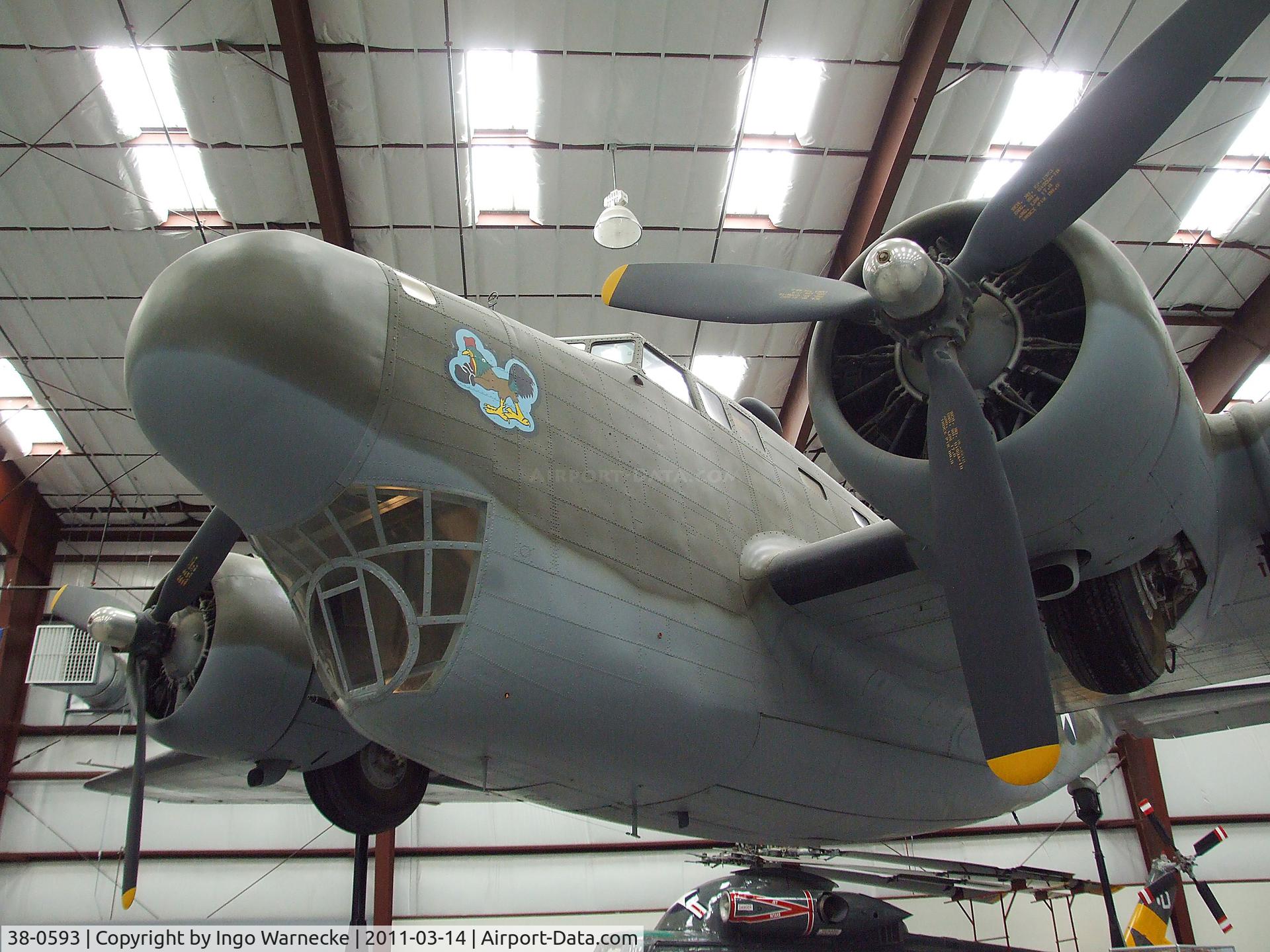 38-0593, 1938 Douglas B-18B Bolo C/N 2643, Douglas B-18B Bolo at the Pima Air & Space Museum, Tucson AZ
