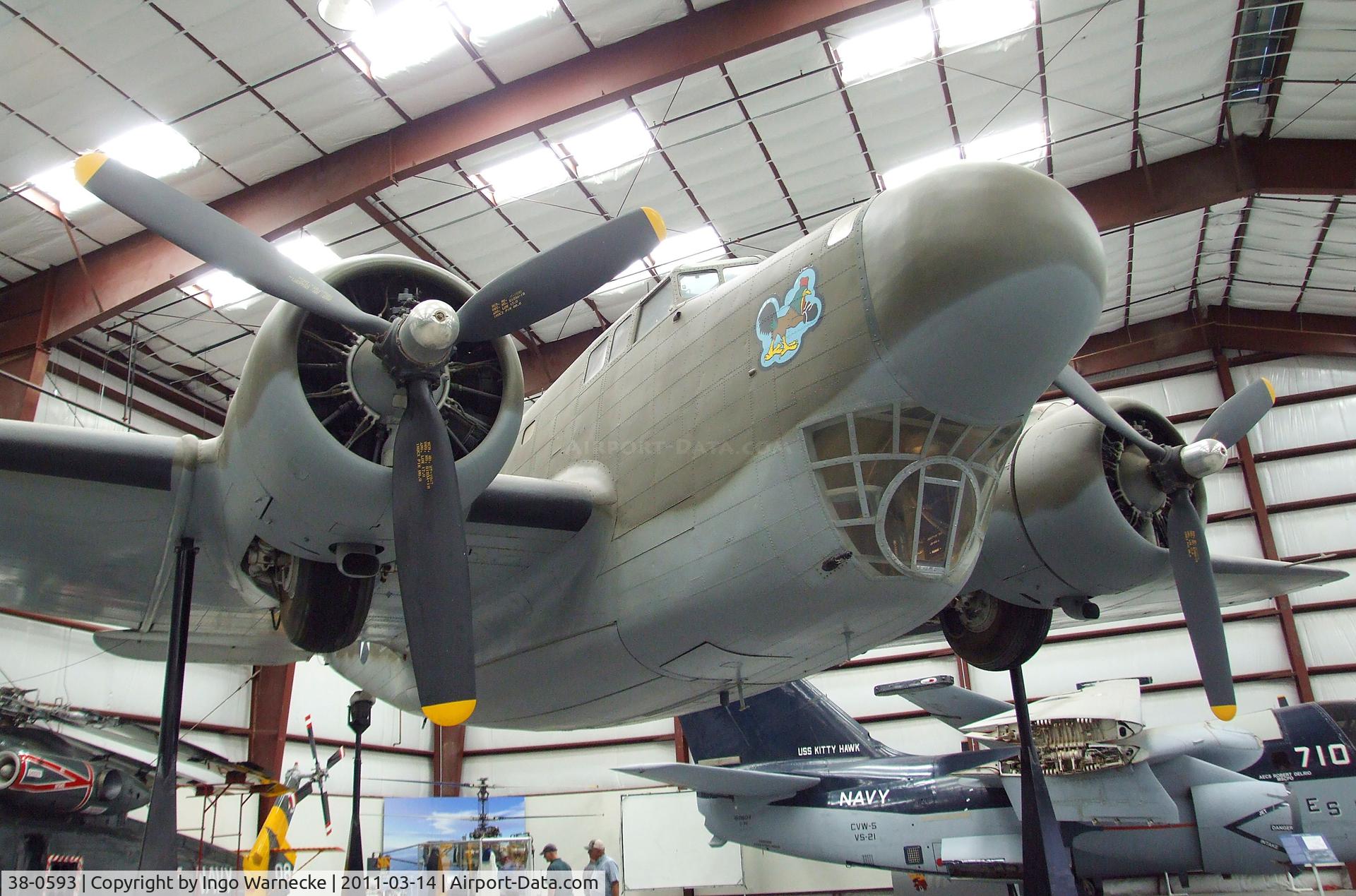 38-0593, 1938 Douglas B-18B Bolo C/N 2643, Douglas B-18B Bolo at the Pima Air & Space Museum, Tucson AZ