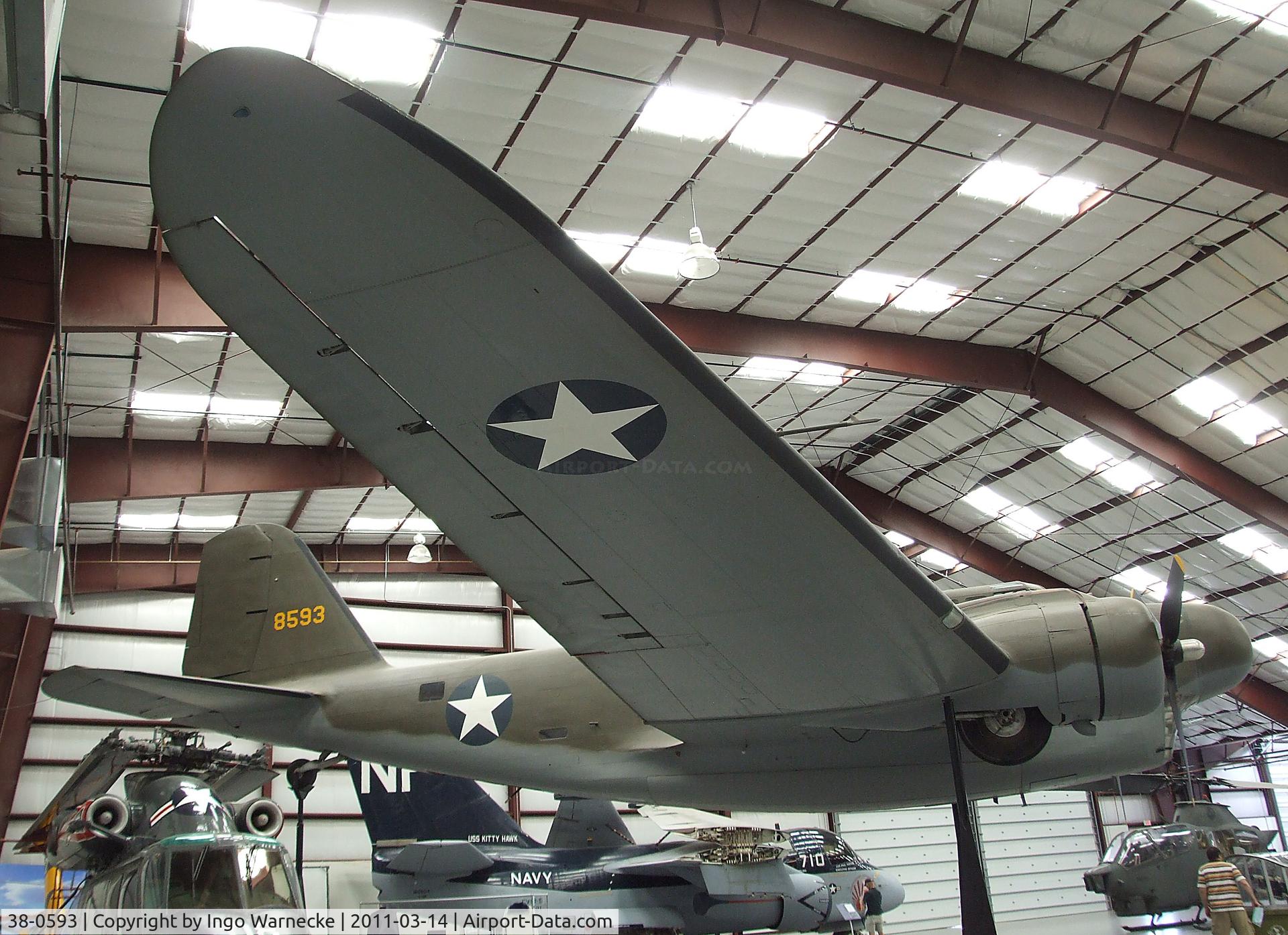 38-0593, 1938 Douglas B-18B Bolo C/N 2643, Douglas B-18B Bolo at the Pima Air & Space Museum, Tucson AZ