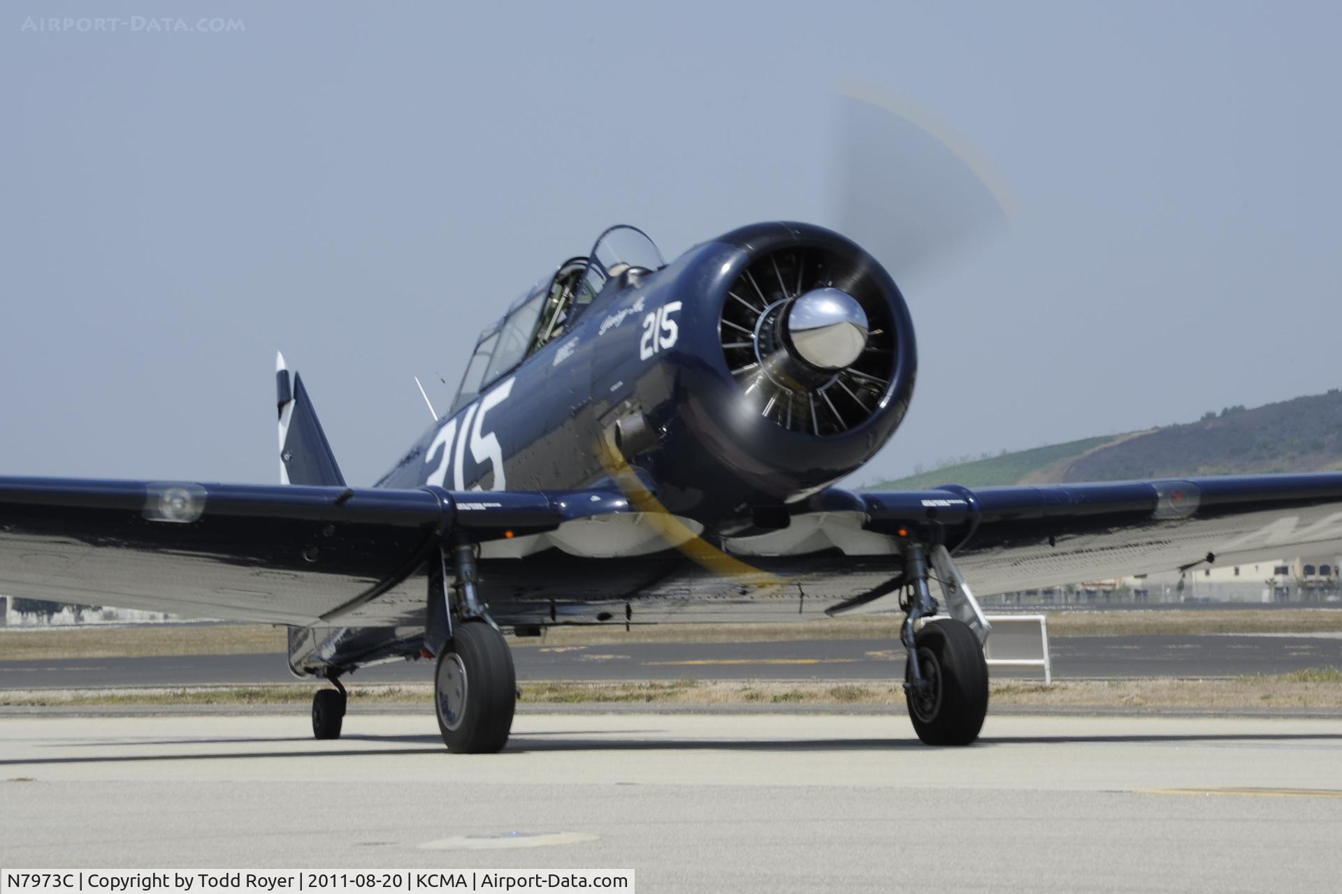 N7973C, 1943 North American SNJ-5 Texan C/N 51764 (88-14618), Camarillo Airshow 2011