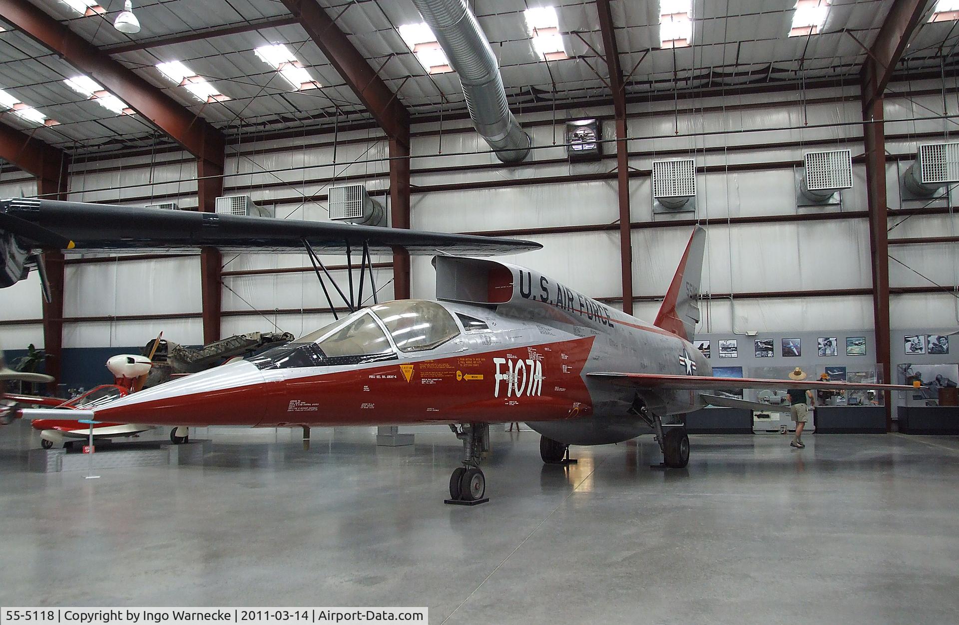 55-5118, 1955 North American F-107A C/N 212-1, North American F-107A at the Pima Air & Space Museum, Tucson AZ