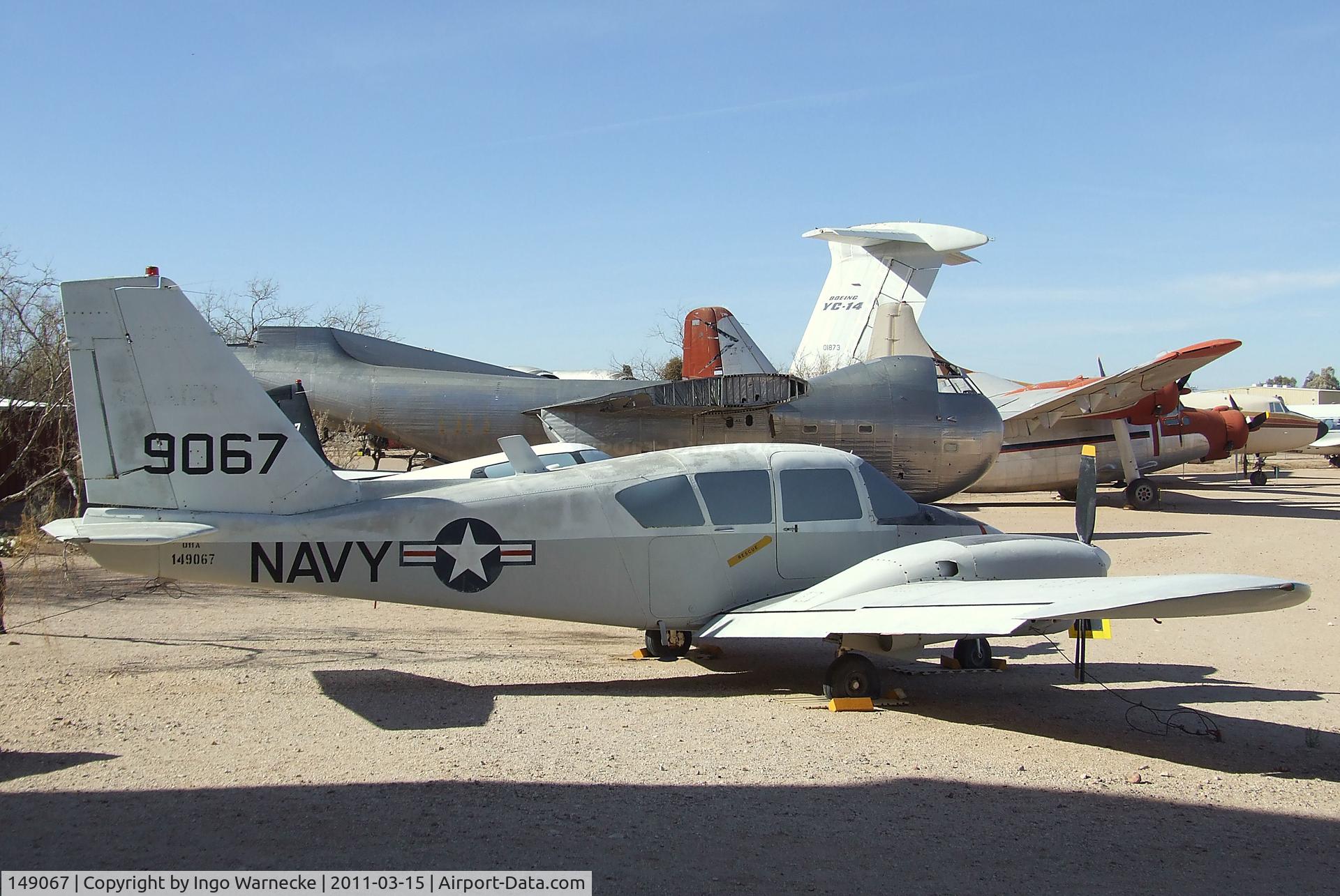 149067, Piper U-11A Aztec (UO-1/PA-23-250) C/N 27-357, Piper U-11A Aztec at the Pima Air & Space Museum, Tucson AZ