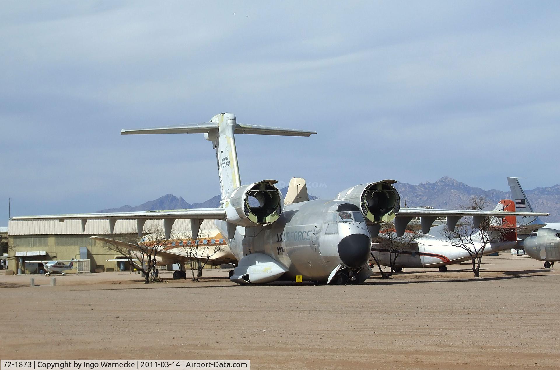 72-1873, 1972 Boeing YC-14A-BN C/N P 1, Boeing YC-14A (engines sadly still missing) at the Pima Air & Space Museum, Tucson AZ