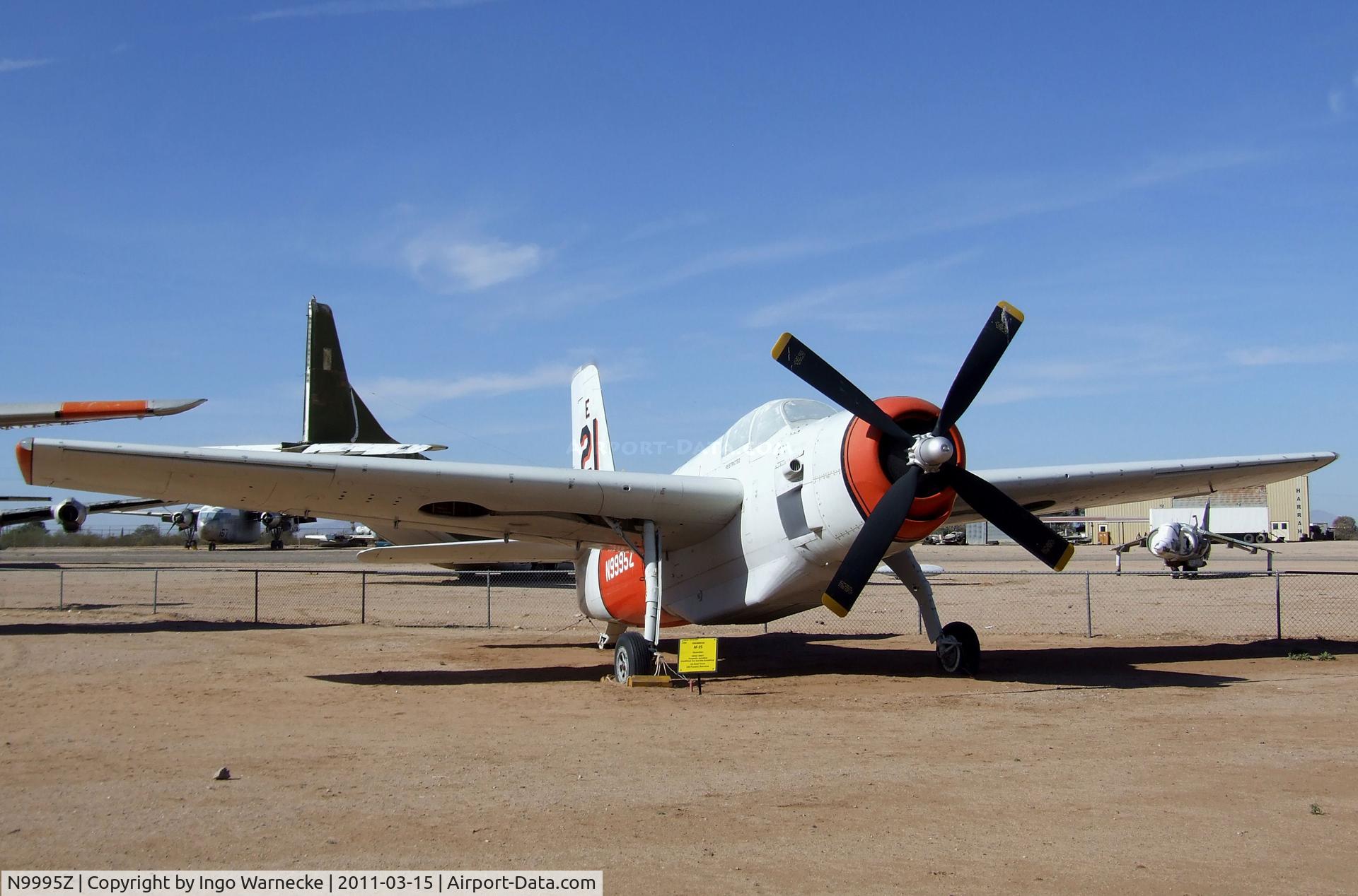N9995Z, 1949 Grumman AF-2S Guardian C/N 126792, Grumman AF-2S Guardian, converted to 