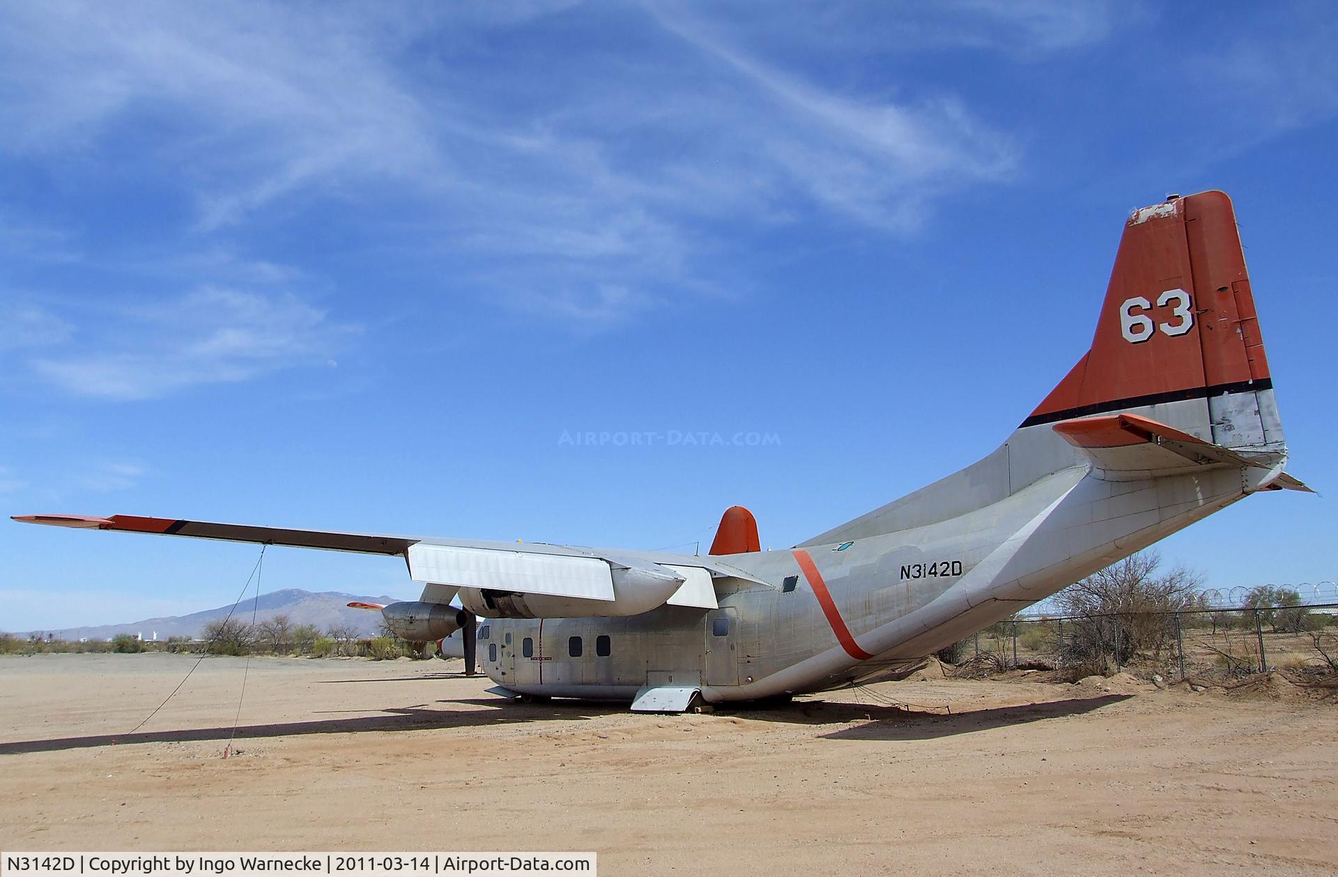 N3142D, 1954 Fairchild C-123K Provider C/N 20029, Fairchild C-123K Provider at the Pima Air & Space Museum, Tucson AZ