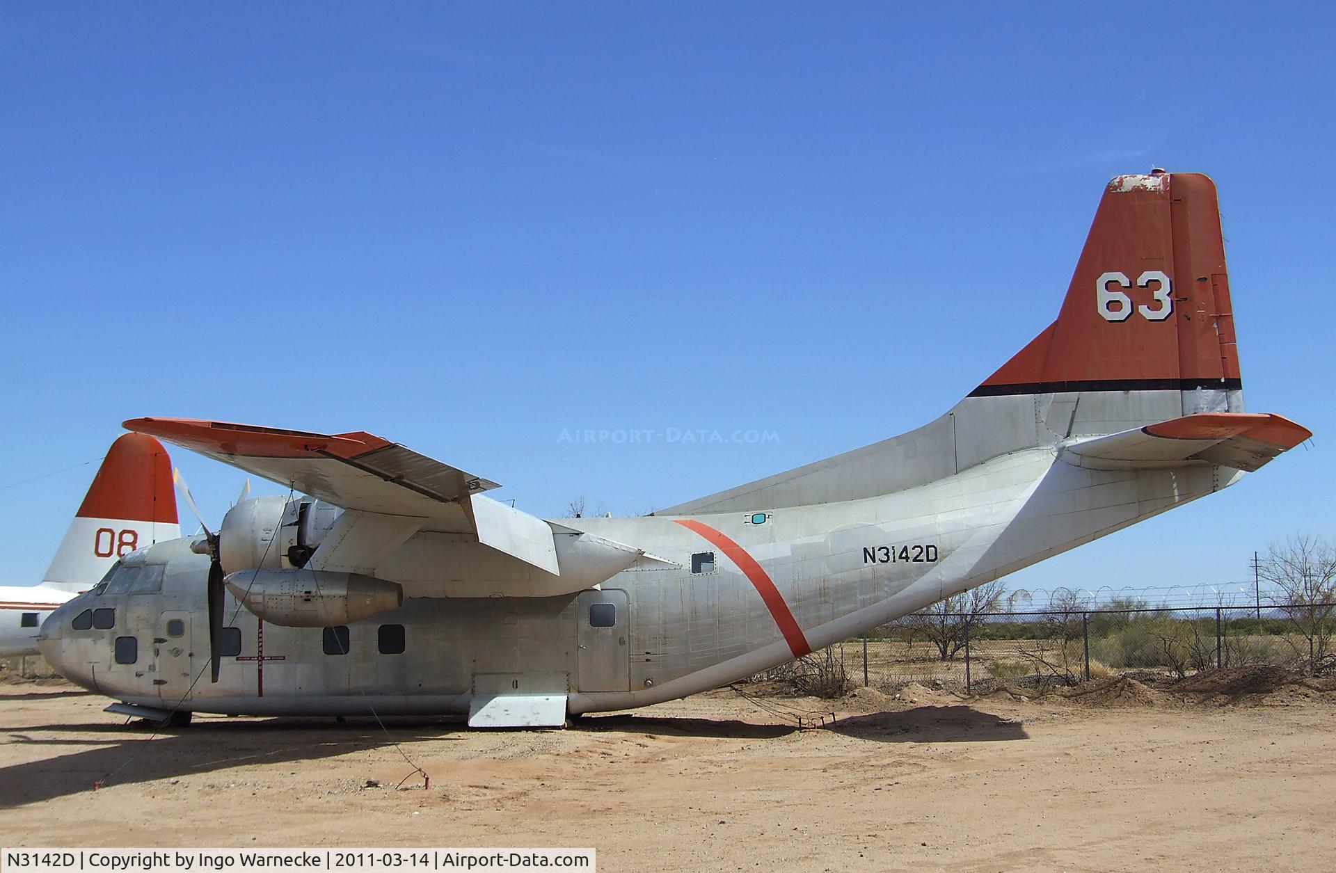 N3142D, 1954 Fairchild C-123K Provider C/N 20029, Fairchild C-123K Provider at the Pima Air & Space Museum, Tucson AZ