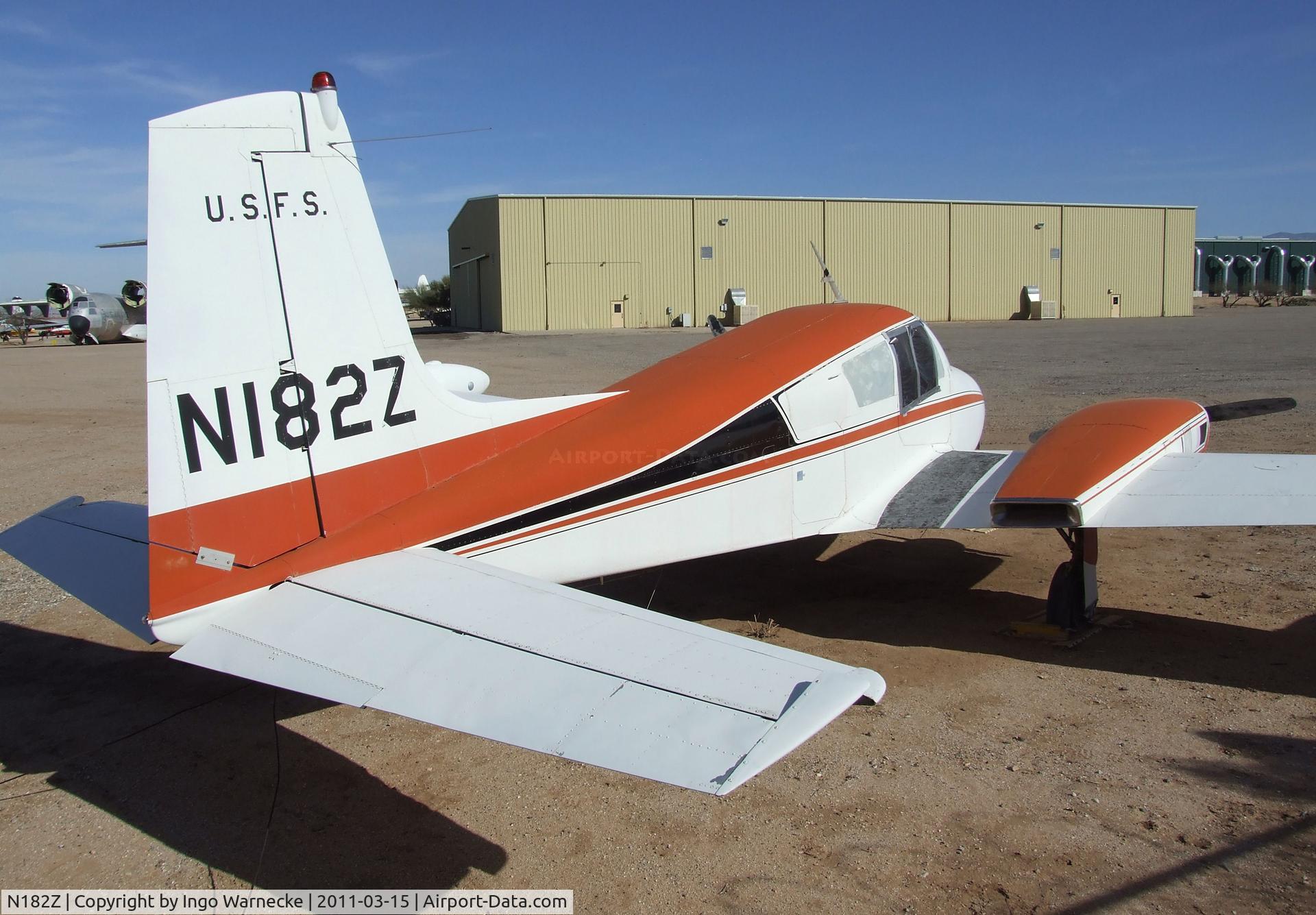 N182Z, 1958 Cessna U-3A Blue Canoe (310A) C/N 38157, Cessna 310A at the Pima Air & Space Museum, Tucson AZ
