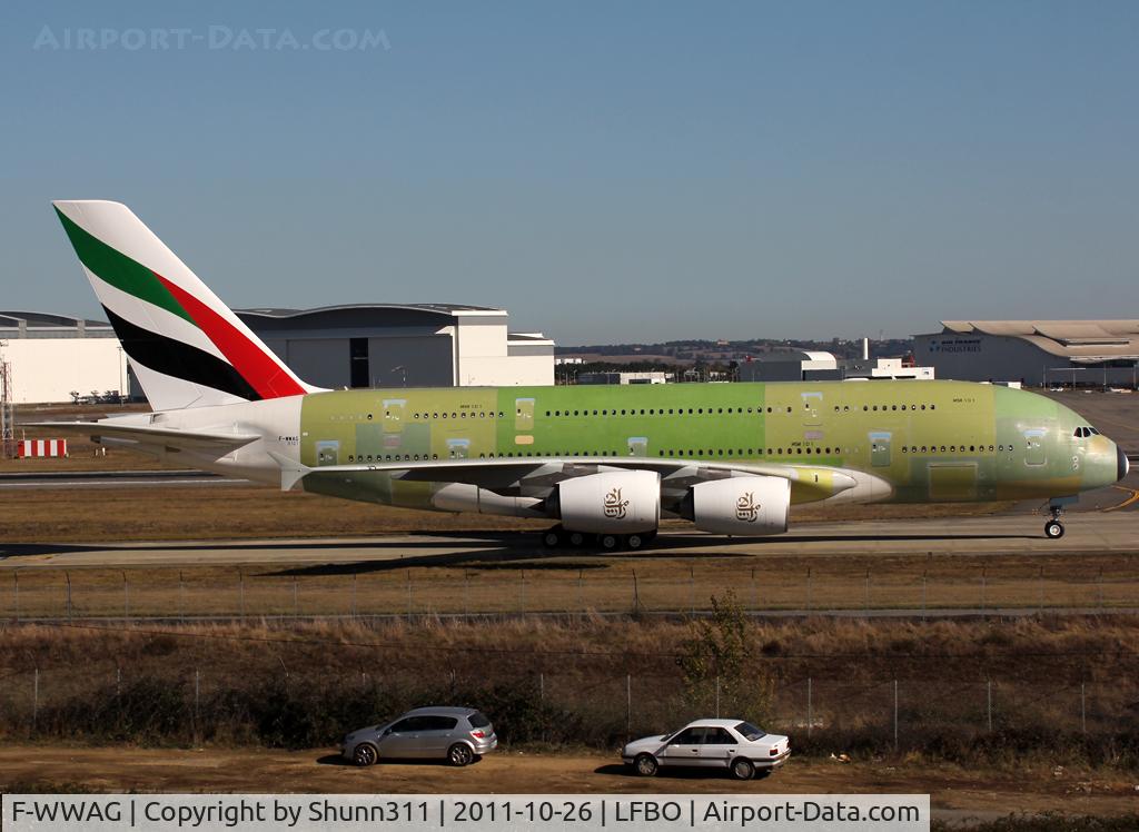 F-WWAG, 2011 Airbus A380-861 C/N 101, C/n 0101 - For Emirates as A6-EDV