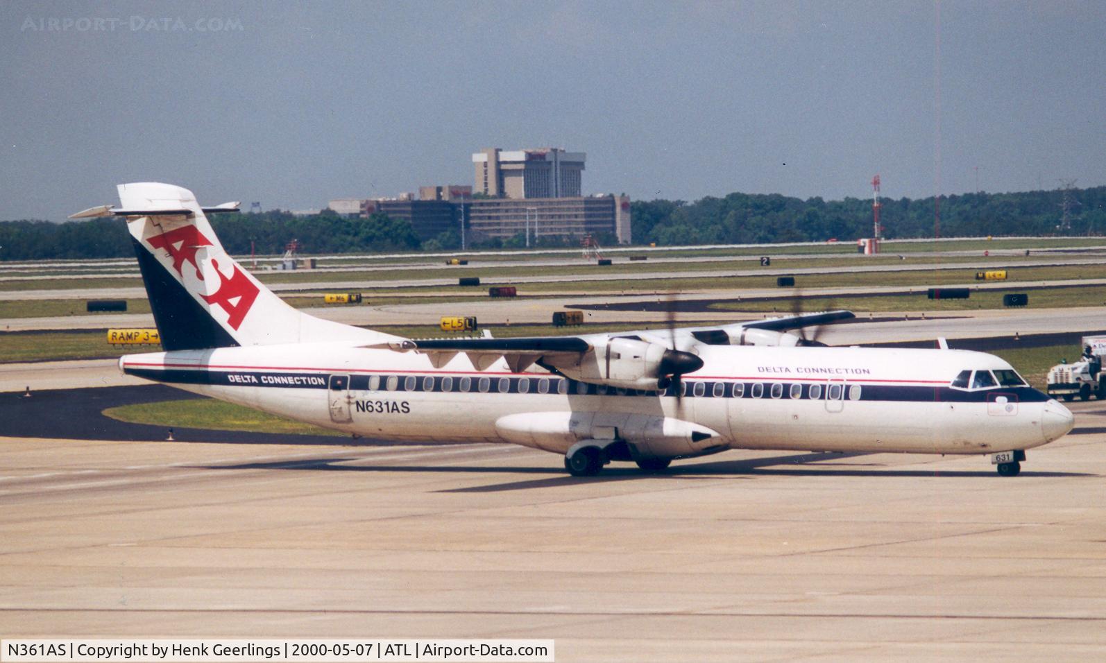 N361AS, 2000 Raytheon Beechjet 400A C/N RK-287, ASA Delta Connection