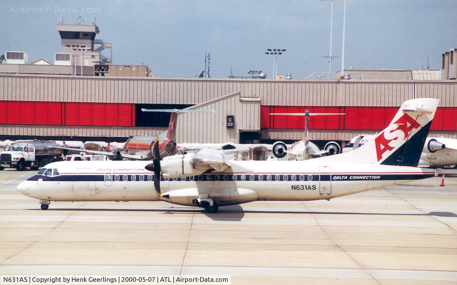 N631AS, 1993 ATR 72-212 C/N 362, ASA Delta Connection