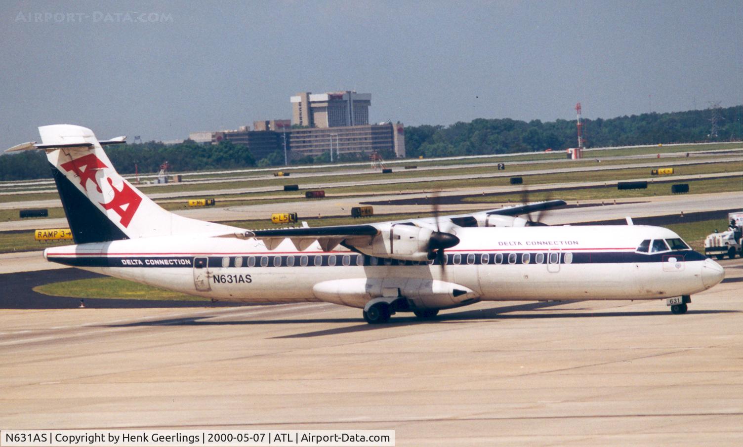 N631AS, 1993 ATR 72-212 C/N 362, ASA Delta Connection