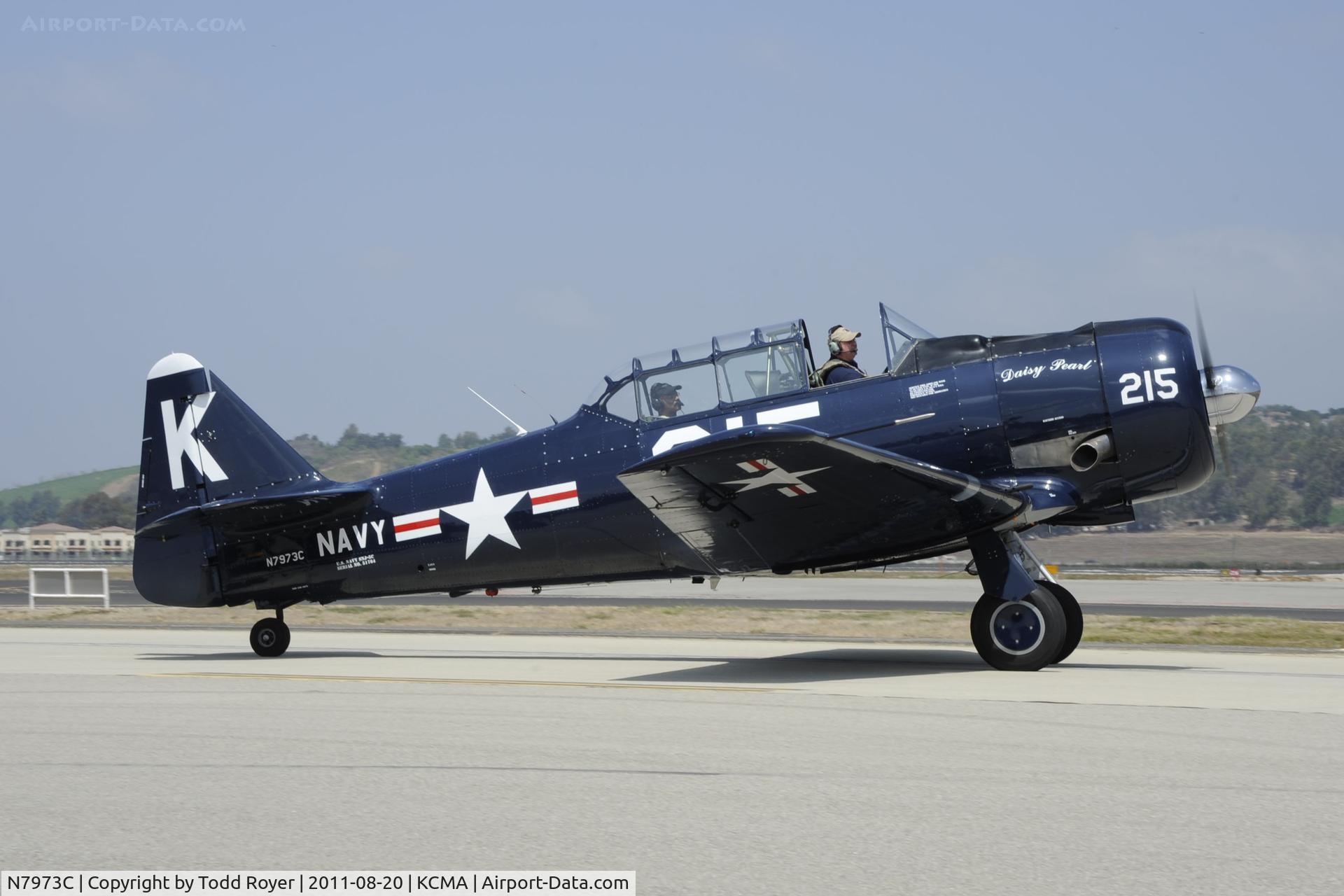 N7973C, 1943 North American SNJ-5 Texan C/N 51764 (88-14618), Camarillo Airshow 2011