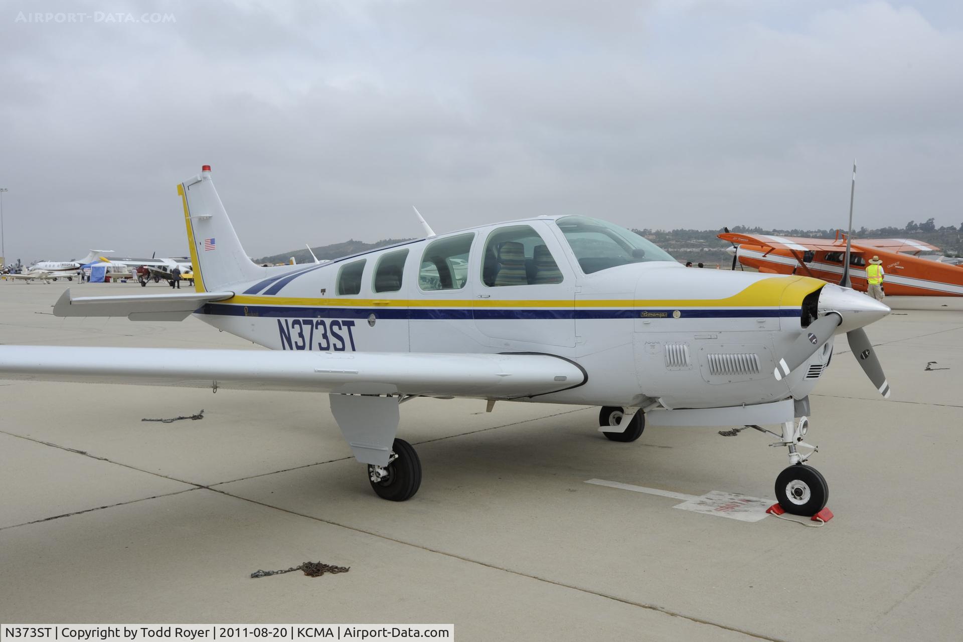N373ST, 1982 Beech B36TC Bonanza C/N EA-308, Camarillo Airshow 2011