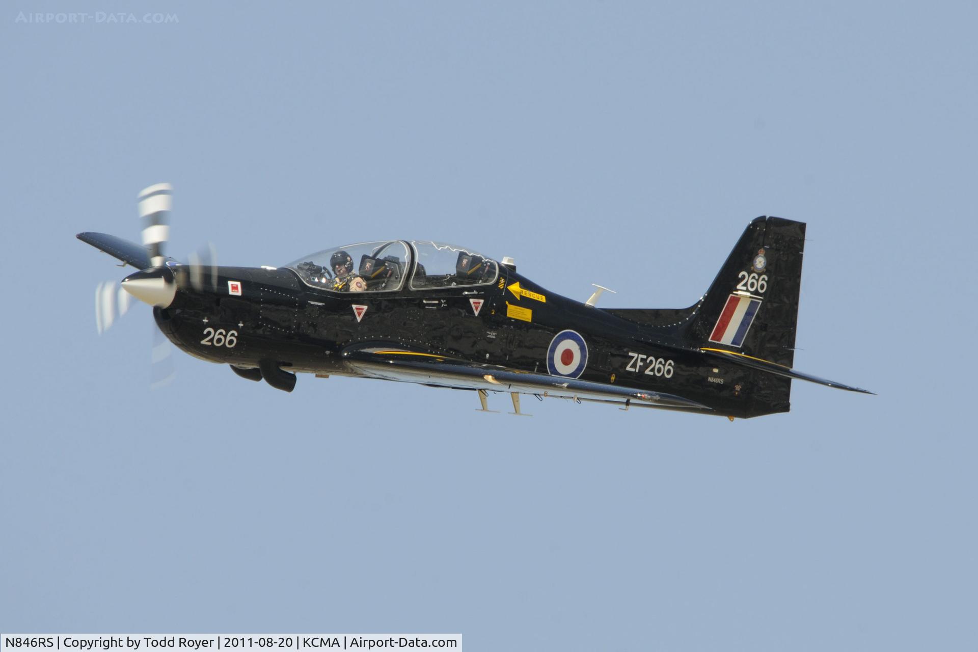 N846RS, 1990 Short S-312 Tucano T1 C/N S056/T50, Camarillo Airshow 2011